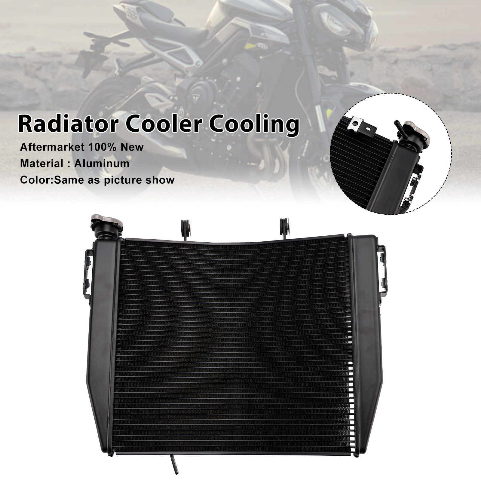 Street Triple 765 R/RS 2023-2025 Radiator Cooling Engine Cooler