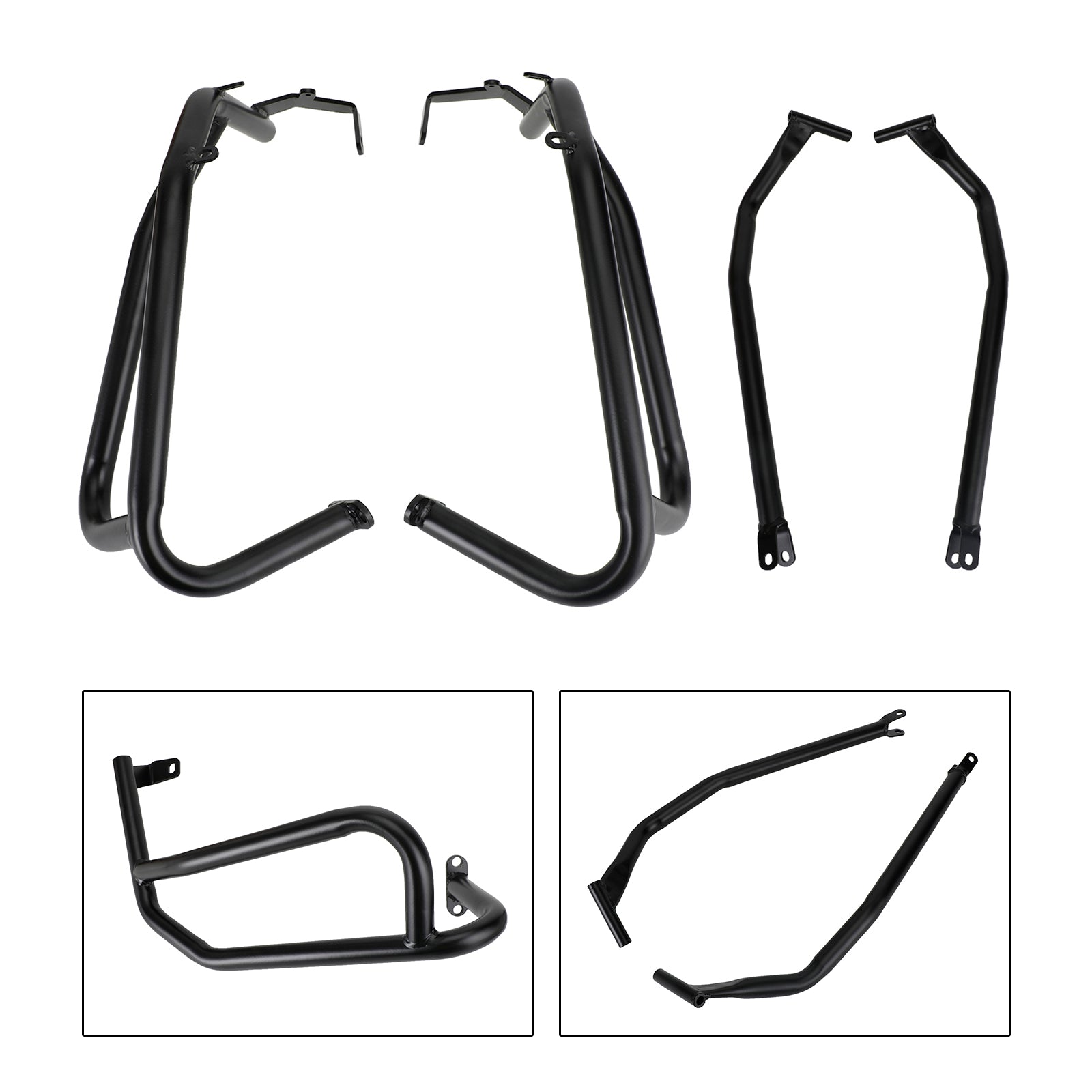 Engine Guard Crash Bar Protector Bumper Upper Lower For Honda Crf250 Rally 17-20
