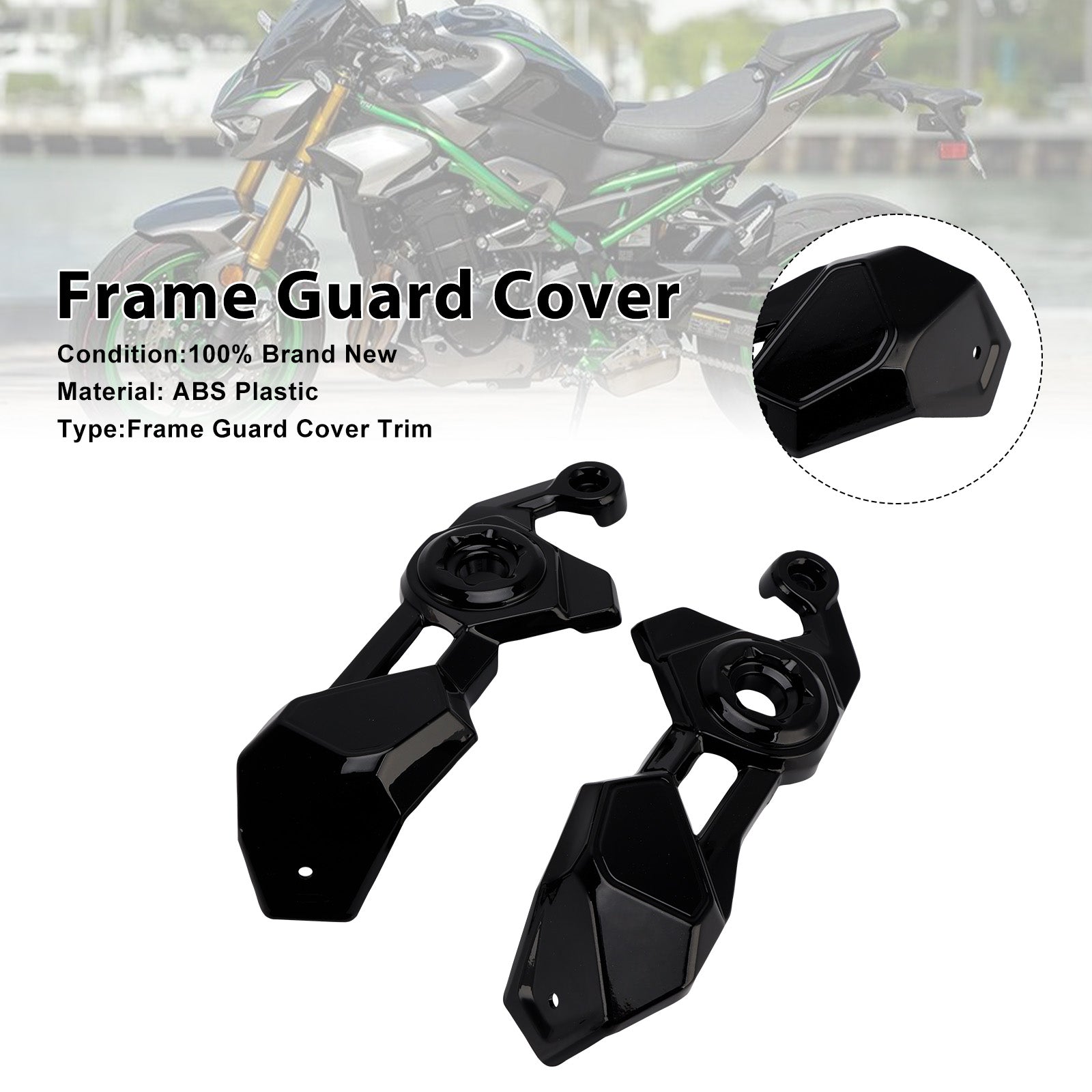 2025-2026 Kawasaki Z900 Frame Side Cover Panel Guard Fairing