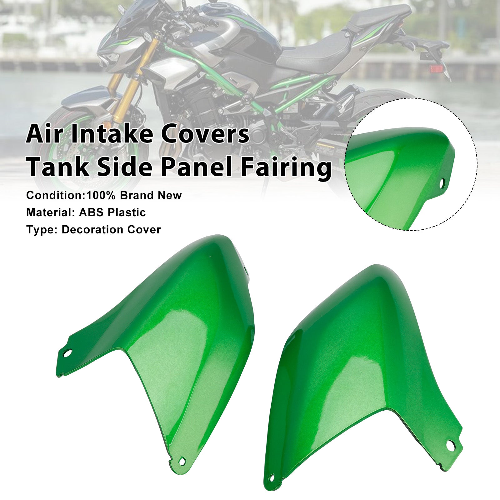 2025-2026 Kawasaki Z900 Air Intake Covers Tank Side Panel Fairing
