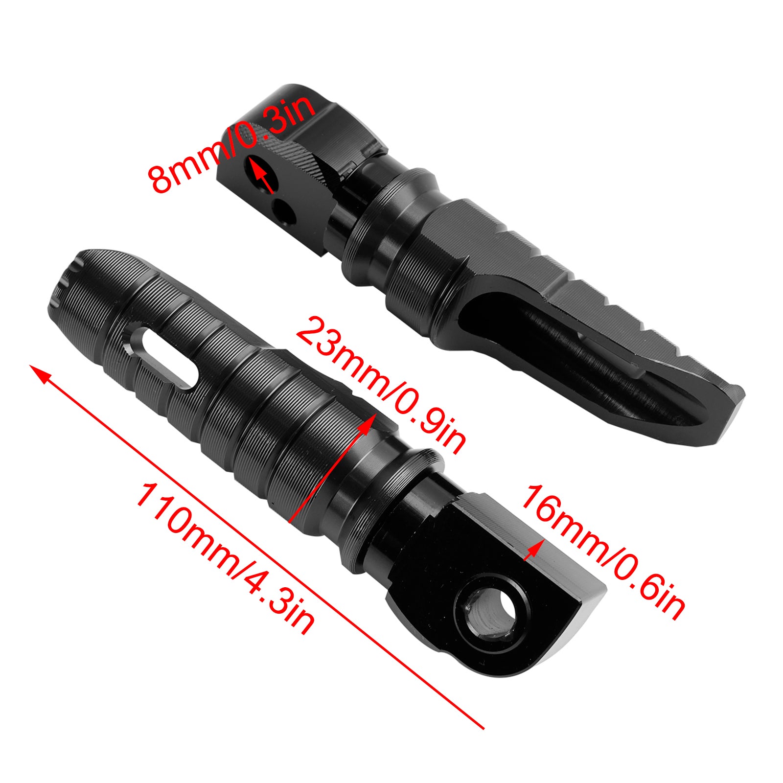 BMW 17-24 G310GS G310R & 23-24 G310RR Rear Footrests Foot Peg
