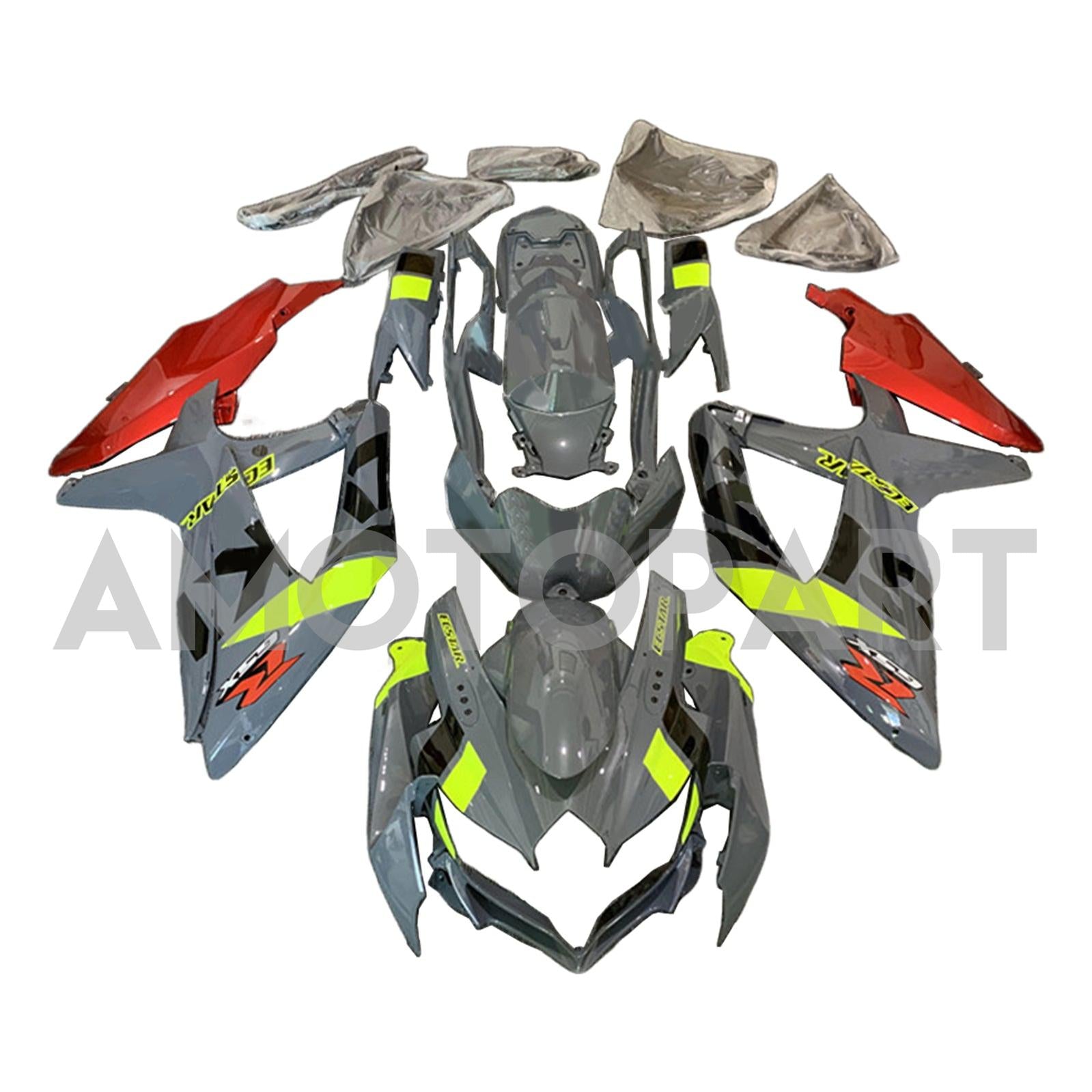 Amotopart 2008-2010 Suzuki GSXR 600/750 Collection de kit de carénage deux