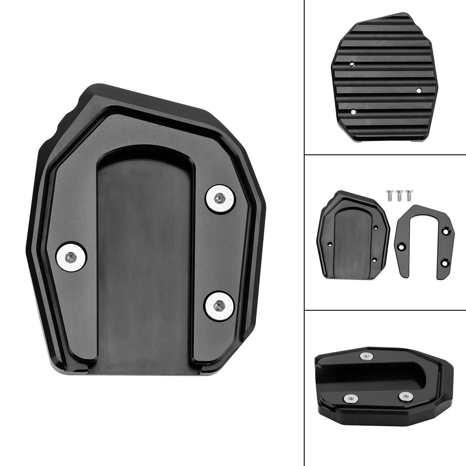 Almohadilla de placa ampliada con soporte para Kawasaki Vulcan S 650 VN650 2015-2021