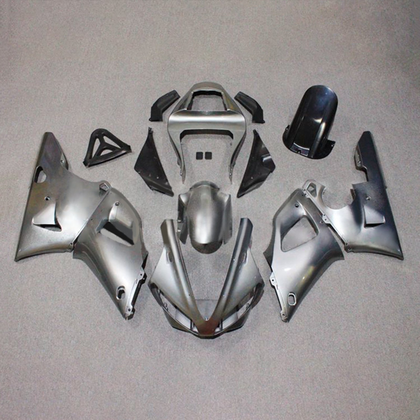 Amotopart 2000-2001 YZF 1000 R1 Kit de carénage gris Yamaha