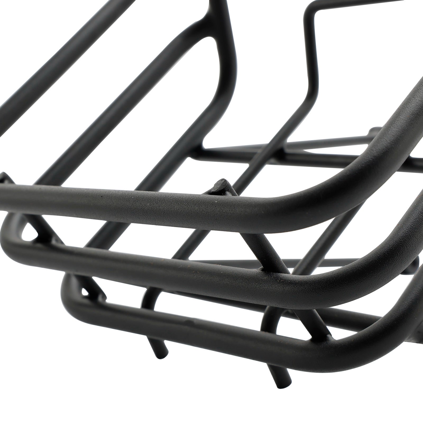 Black Front Rack Carrier Basket til Honda Hunter Cub CT125 Trail 2020-2023 22 21