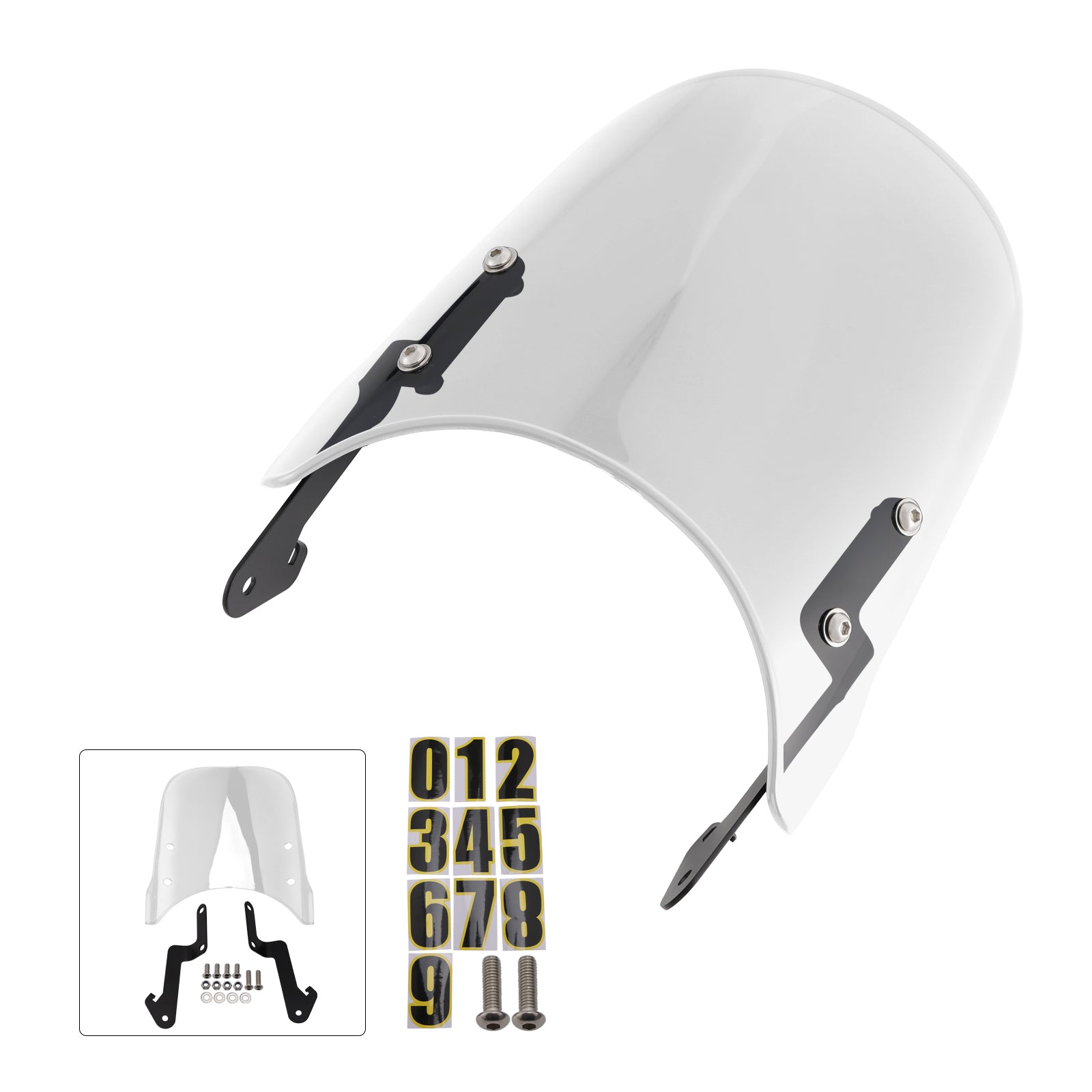 2024-2025 YAMAHA XSR 155 2020-2023 XSR 125 Windshield WindScreen