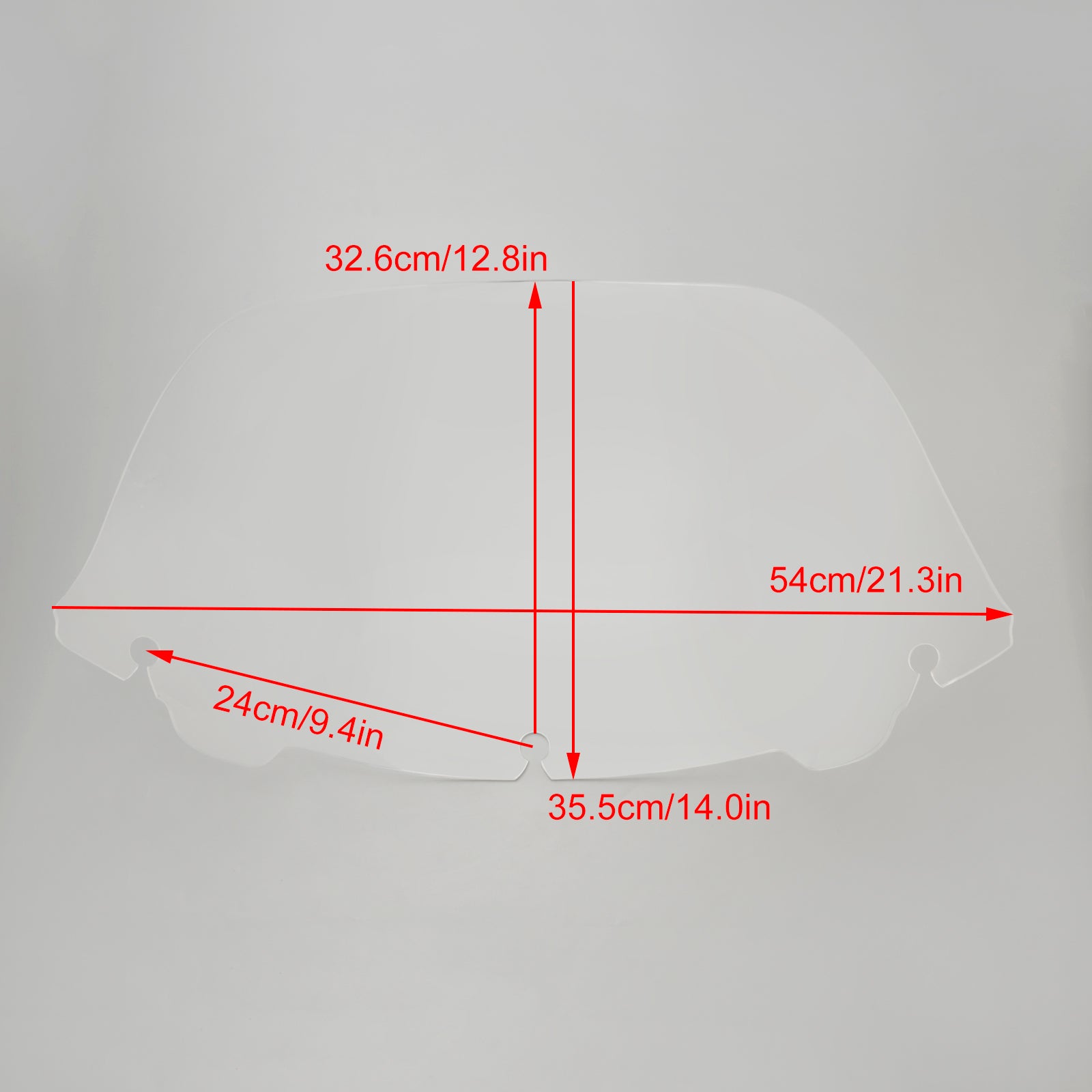 2014+ Electra Glide Street Glide Ultra Classic 13" Voorruit Voorruit