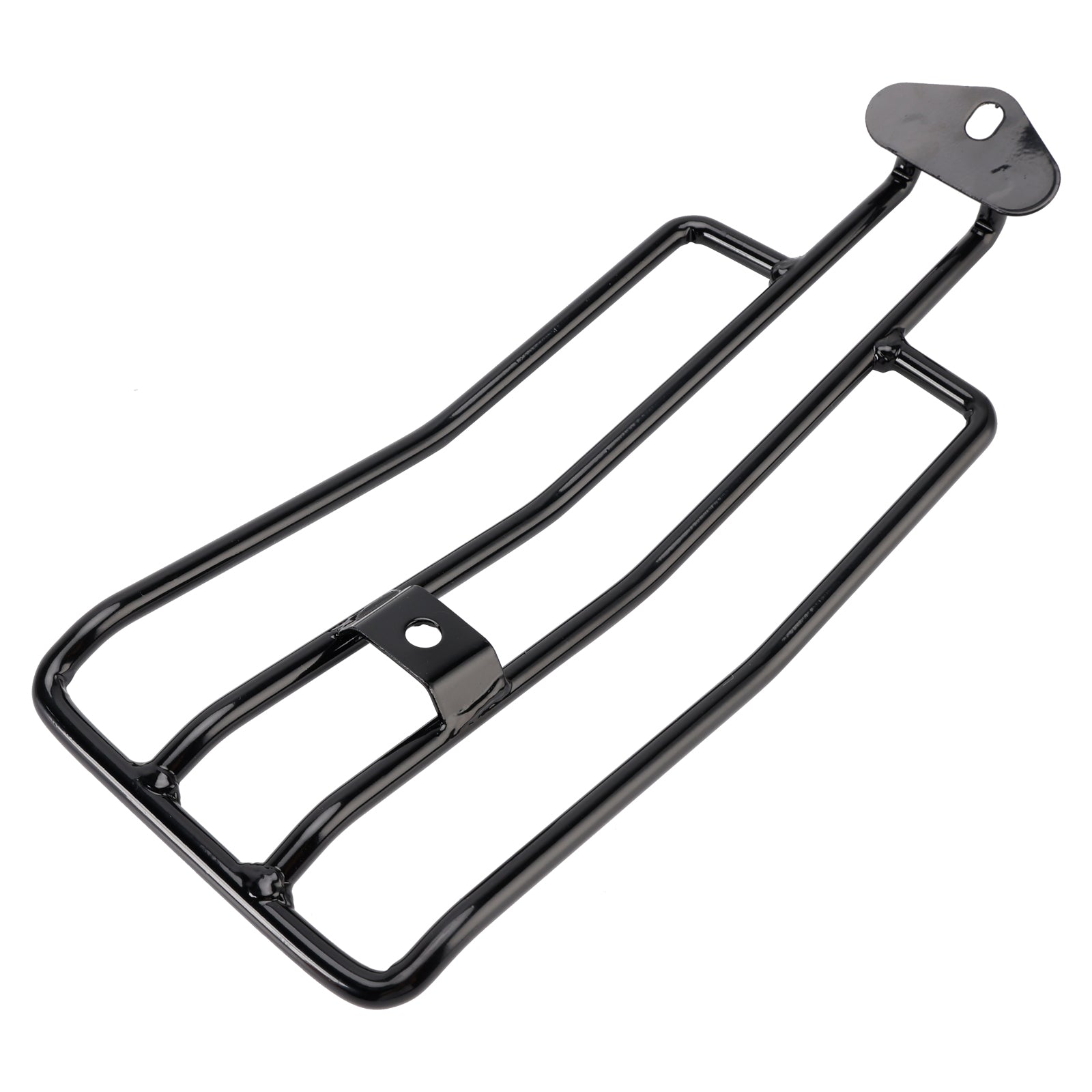 1985-2003 Sportster XL XLH 883 1200 Custom Black Solo Seat Luggage Rack
