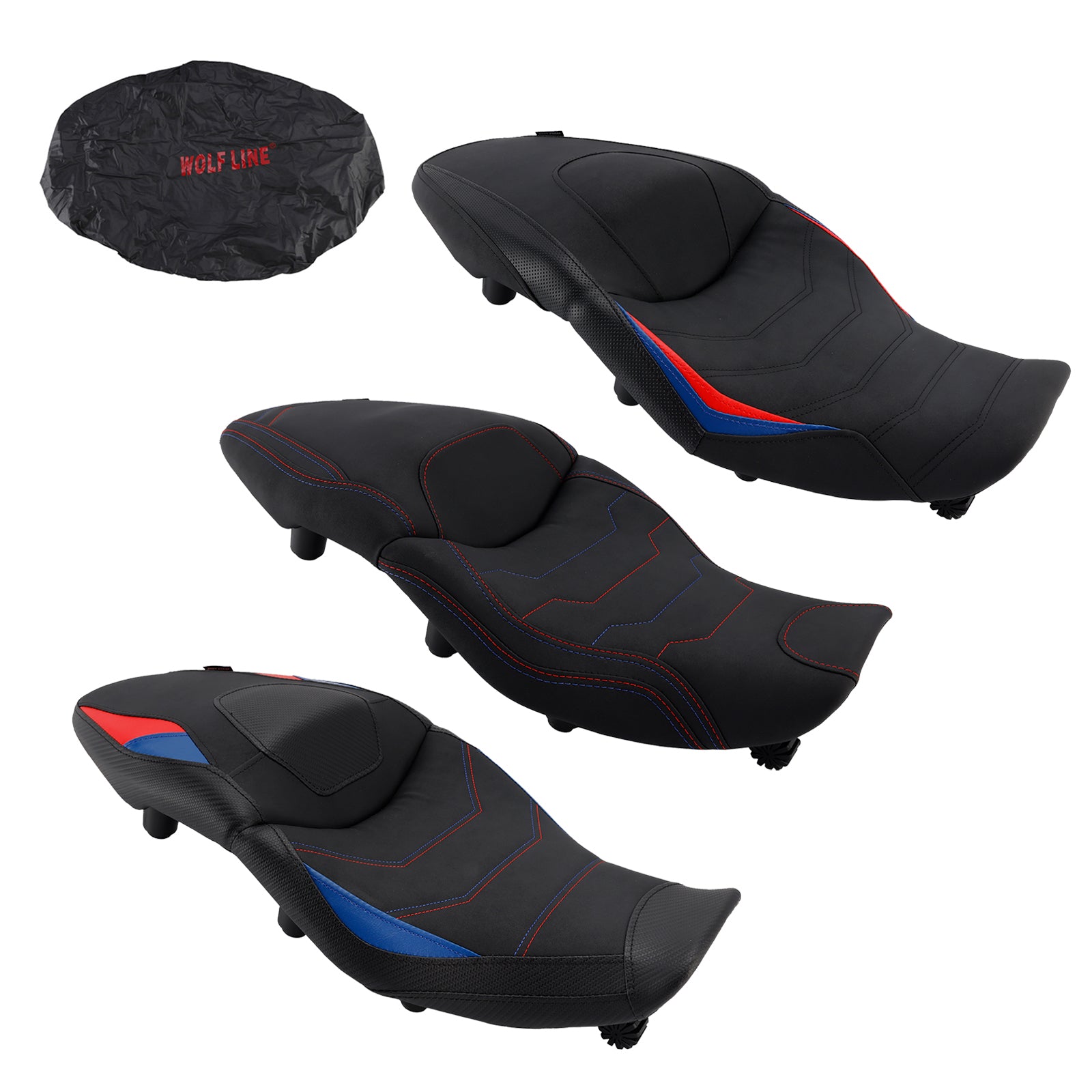 Rider Passenger Seat Front Rear Cushion +20mm For Bmw S1000Xr 20-26 M1000Xr