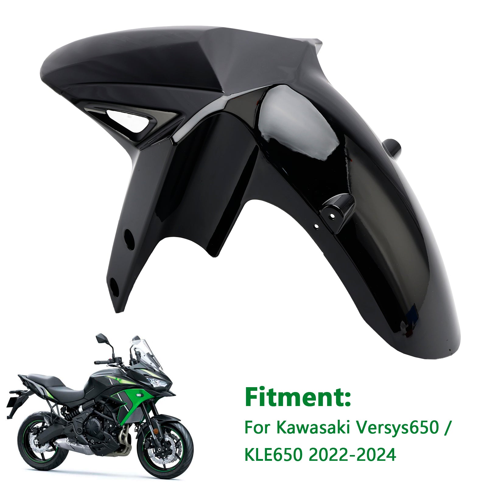22-24 Kawasaki Versys 650 KLE650 guardabarros delantero carenado