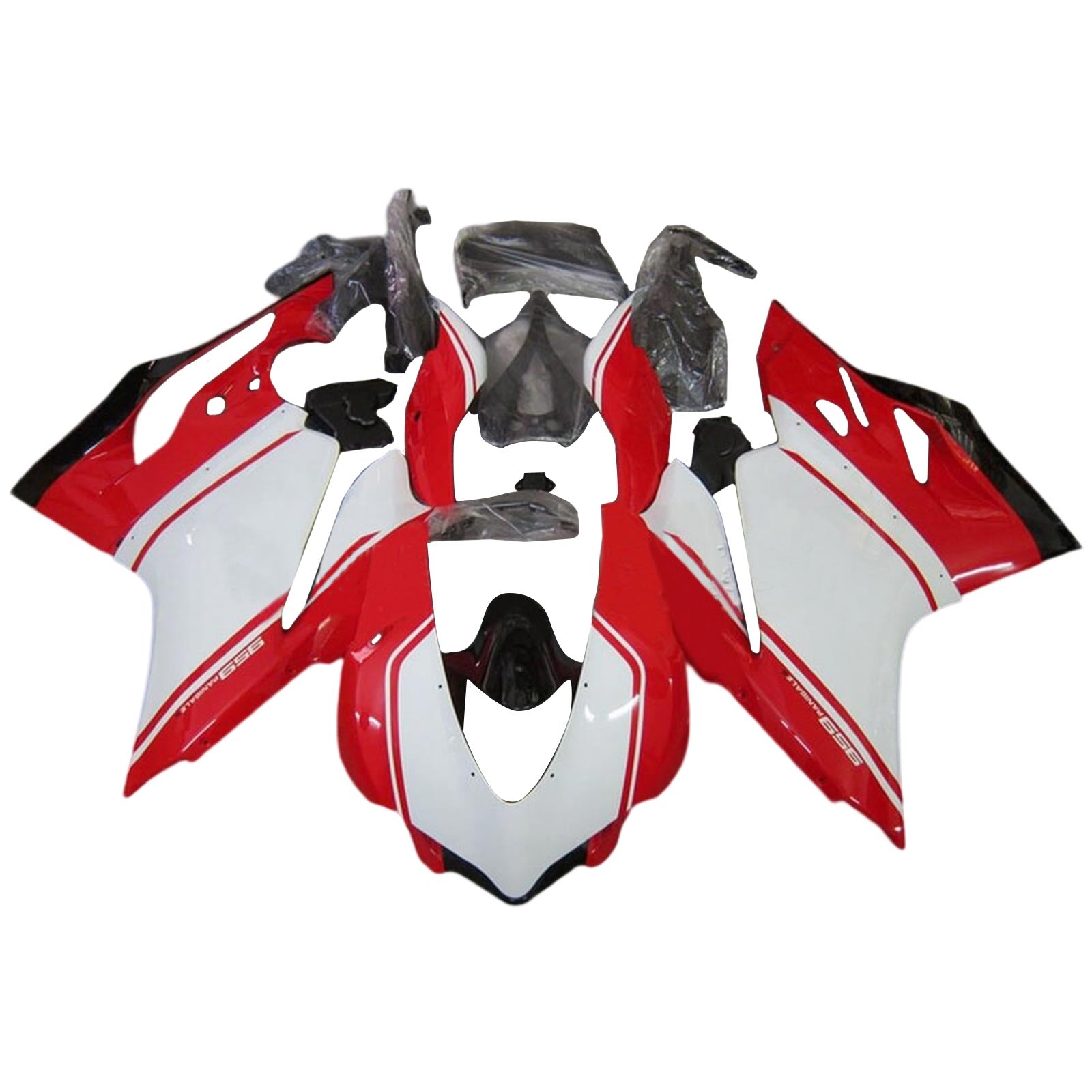 Amotopart 2015-2020 Ducati 959 Red White Style 2 Verkleidungskit