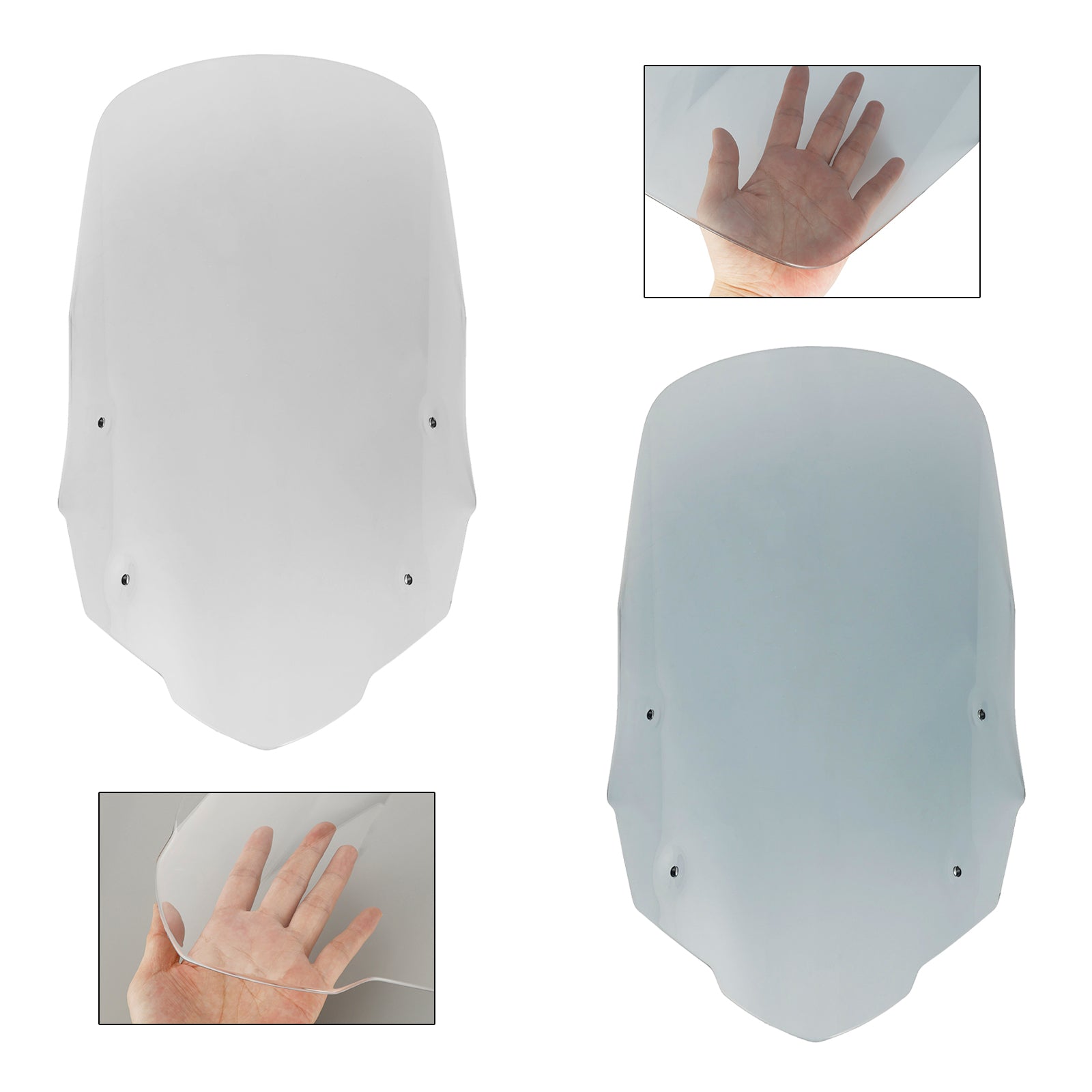 2023- Honda XL750 Transalp ABS Motorcykel vindrutan vindruta