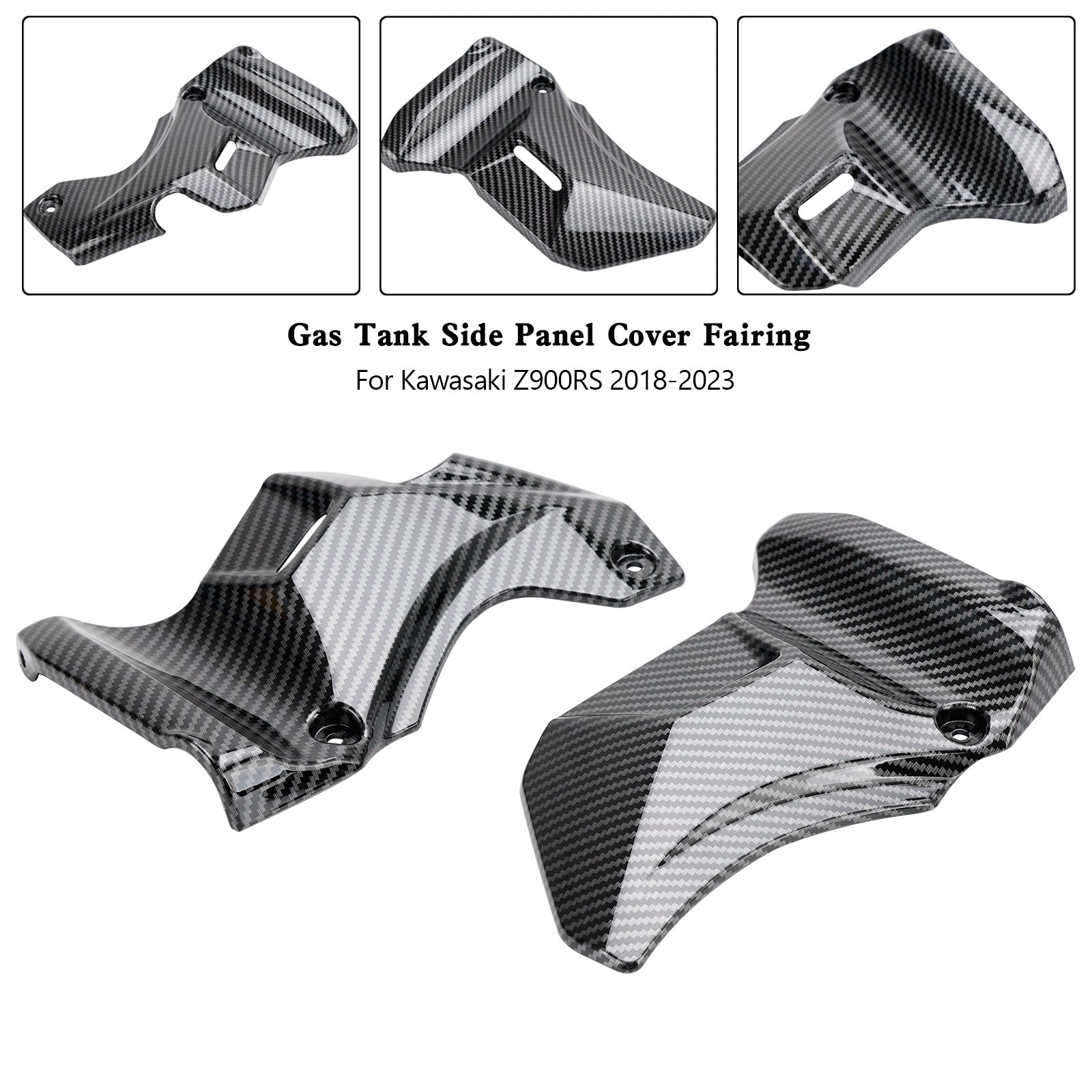 2018-2023 Kawasaki Z900RS Gastank Zijafdimpelpaneel kuipkap