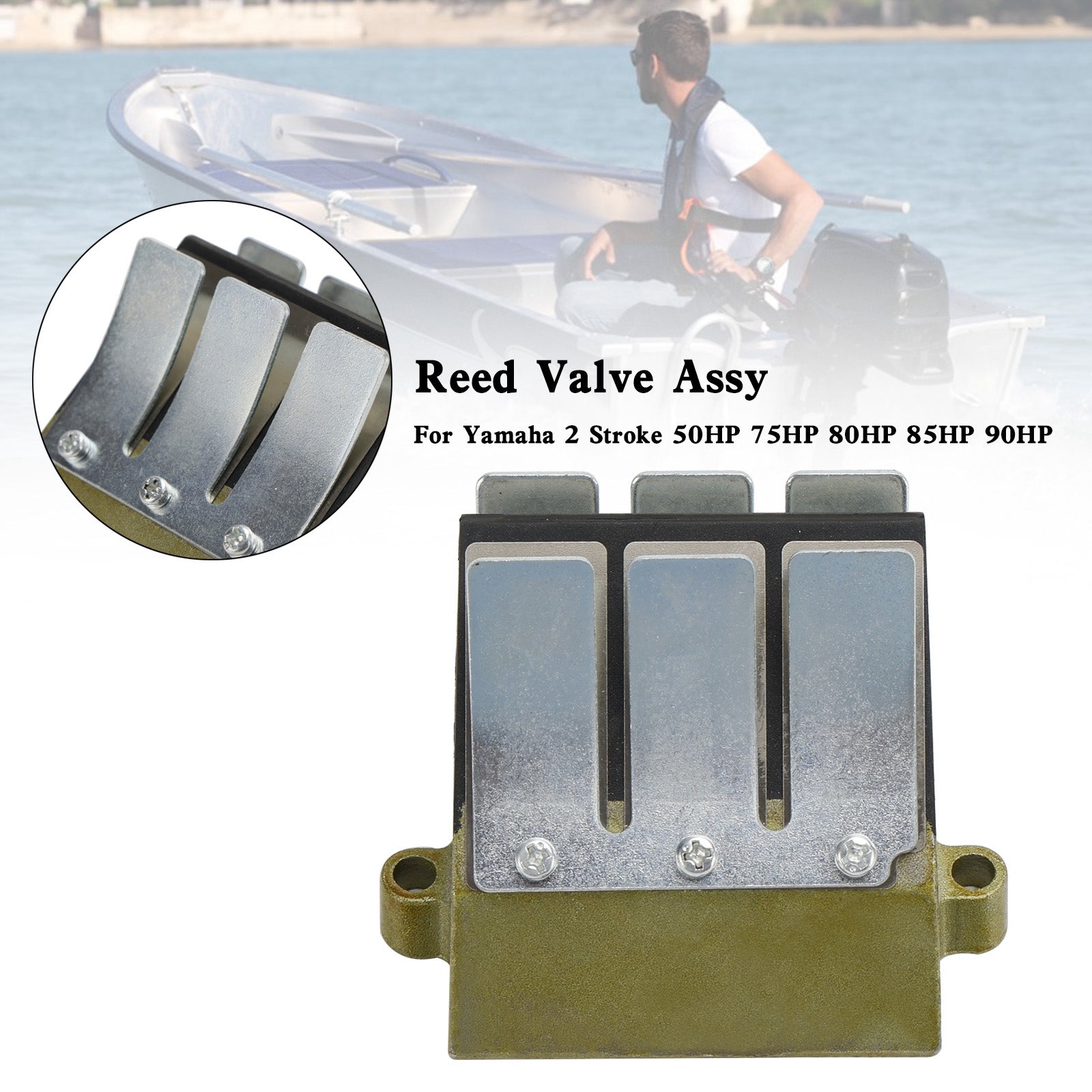 688-13610-00 Válvula de palheta Assy para Yamaha 2 AVC 50HP 75HP 80HP 85HP 90HP