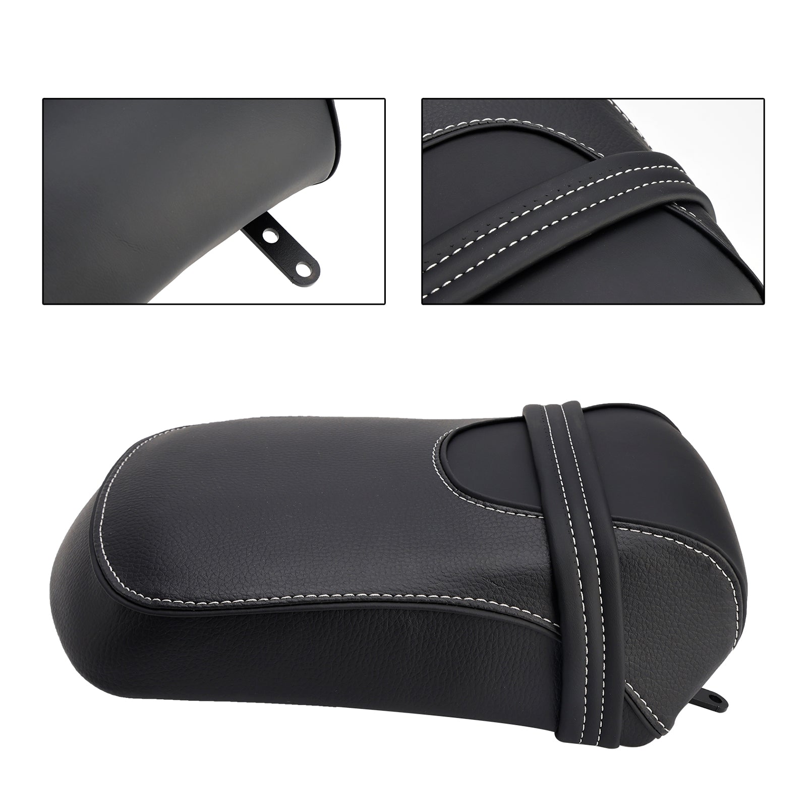 Cojín para asiento trasero del pasajero Indian Super Scout Sixty Bobber, color negro