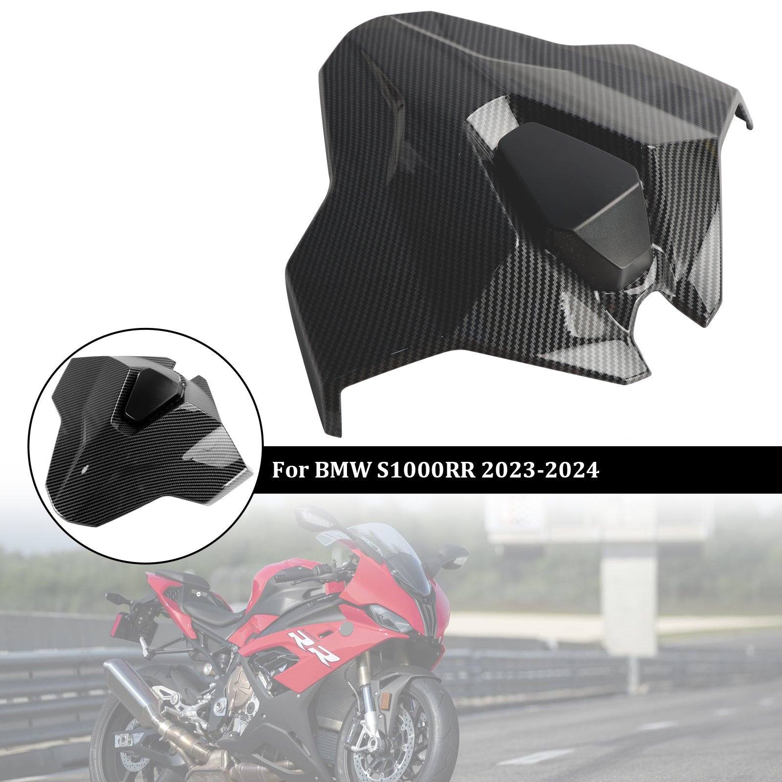 23-24 BMW S1000RR Svans baksäte Cover Fairing Cowl
