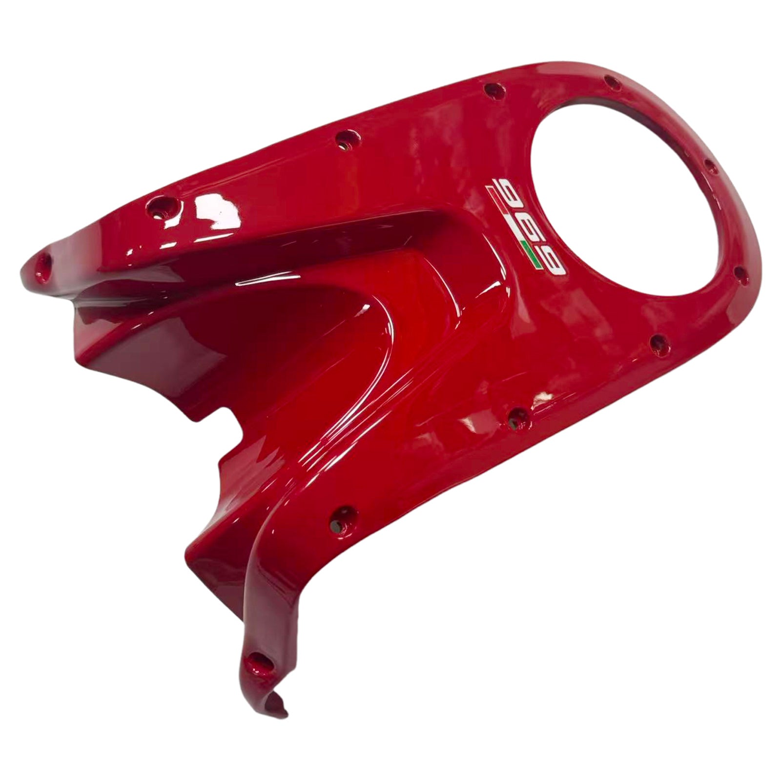 Amotopart All Years Ducati Monster 696/796/1100 S EVO White Red Fairing Kit