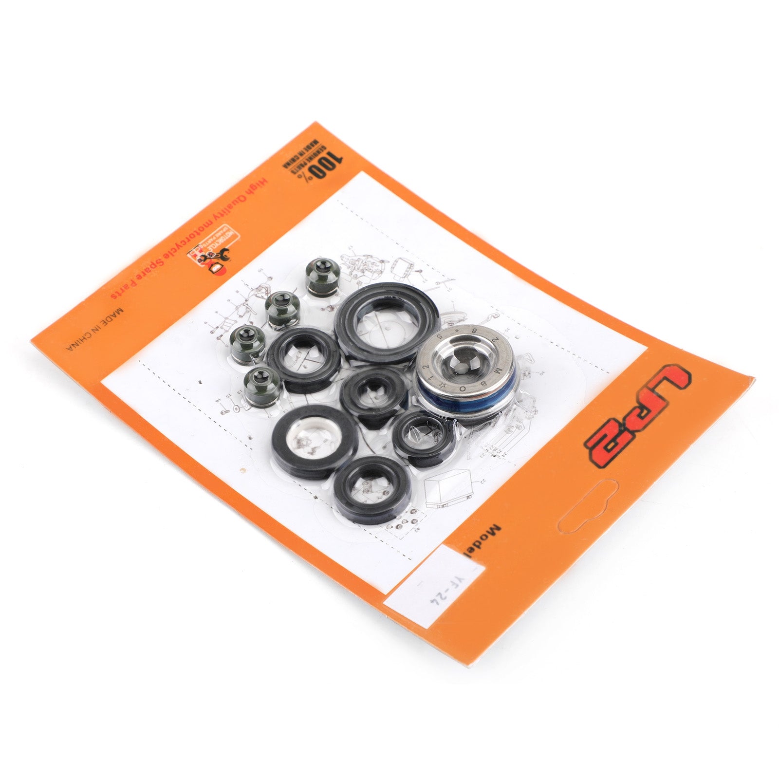 11pcs 2001-2010 1999-2008 Honda XL125V XLV125 VT125C Shadow Engine Oil Seal Kit Set
