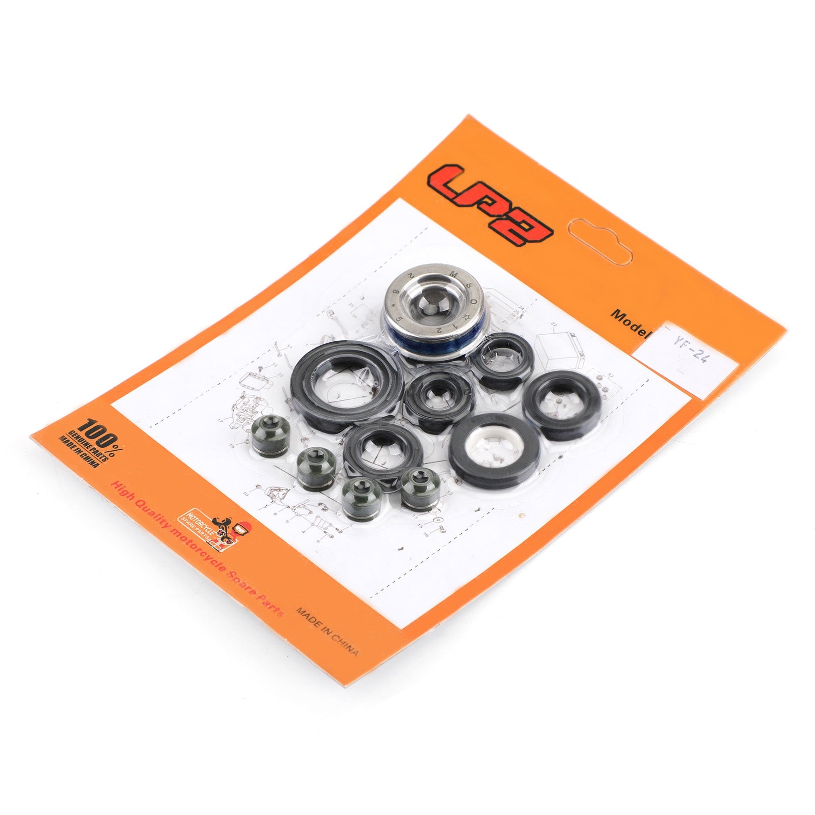 11pcs 2001-2010 1999-2008 Honda XL125V XLV125 VT125C Shadow Engine Oil Seal Kit Set