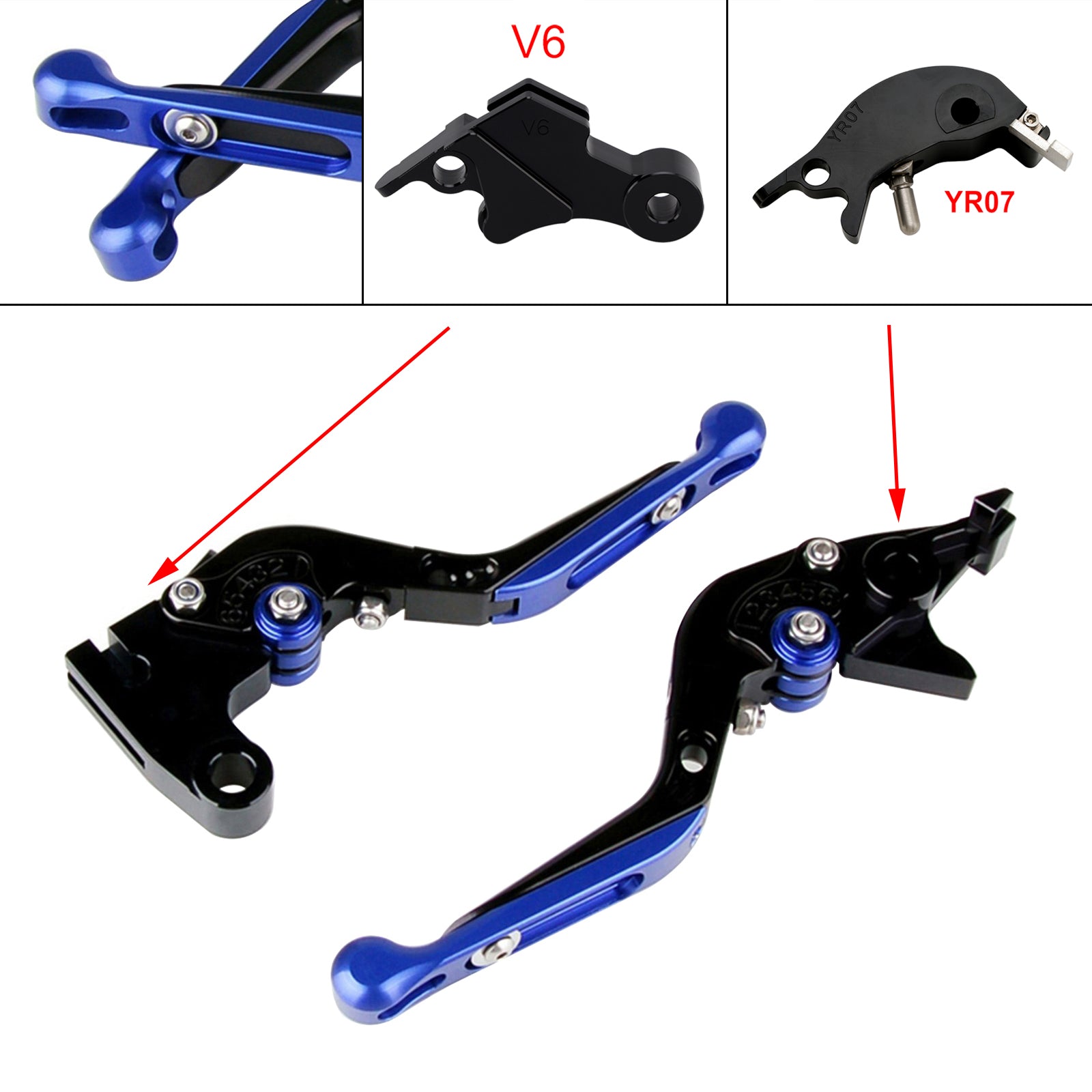 24-25 YAMAHA XSR900 XSR900GP MT-09 MT-09SP Adjustable Clutch Brake Lever