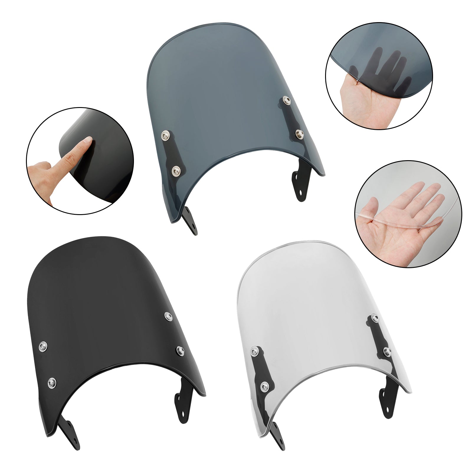 Kawasaki 23-24 Eliminator 400 450 y 2024 Eliminator 500 Parabrisas