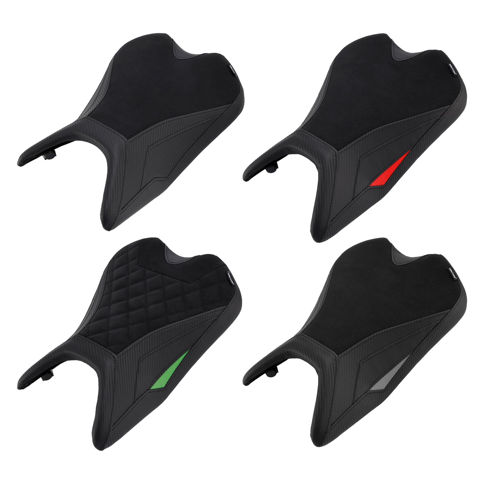 2024-2025 Green Aprilia Rs457 Rs 457 Front Driver Raider Seat Pillion Saddle Black