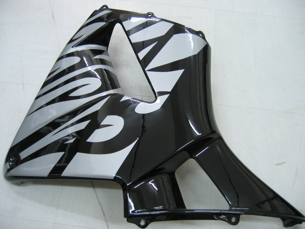 Amotopart 2005–2006 Honda CBR600RR, Schwarz&Weißes Style3-Verkleidungskit