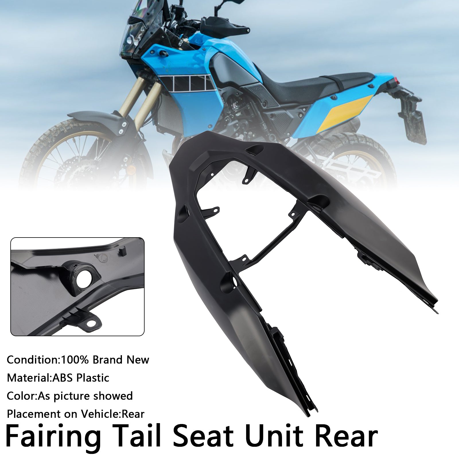 2019-2024 Yamaha Tenere 700 kuipstaartstoel