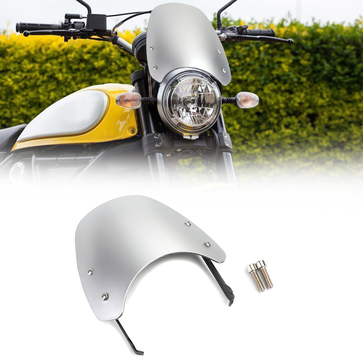 15-2018 Ducati Scrambler Windshield Windscreen Wind Defector protection