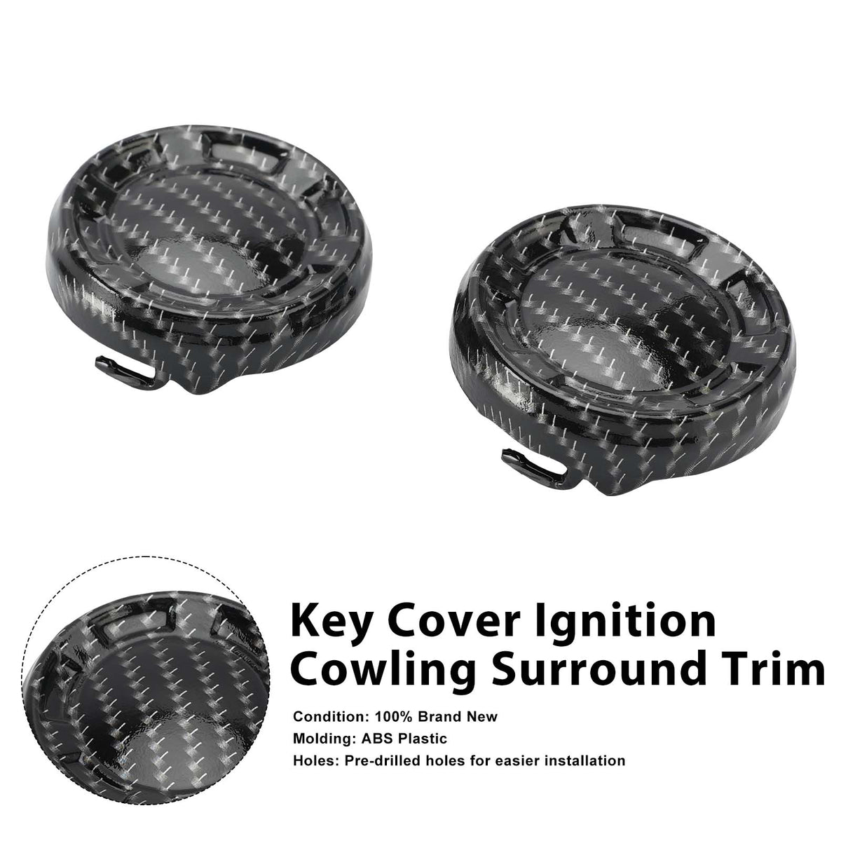 660 22-25 800 25-27 Trident Key Cover Ignition Cowling Surround Trim