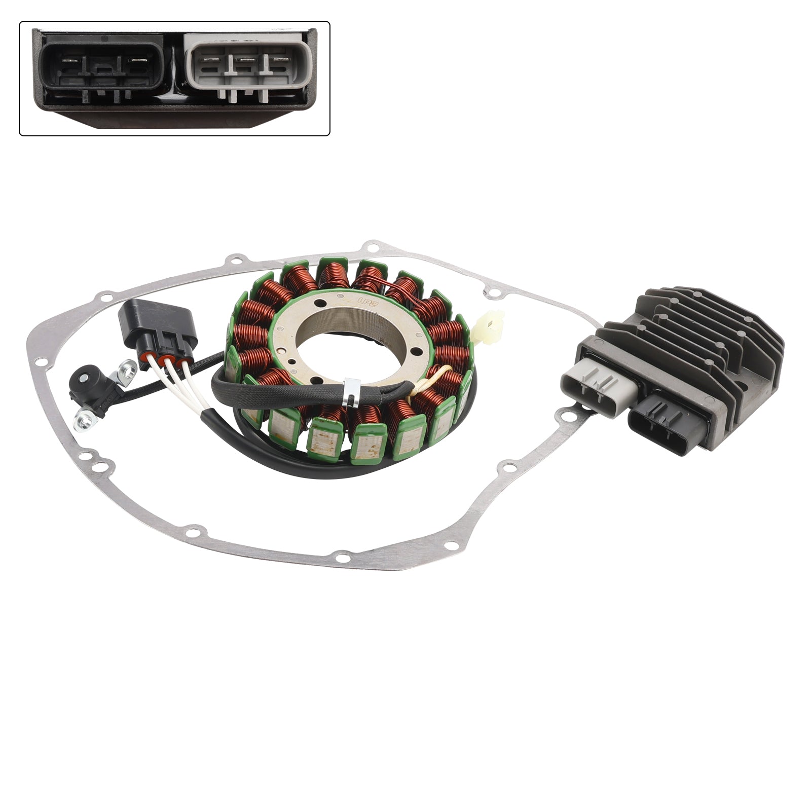 00-16 Yamaha Midnight Star XVS1300 Stator Generator Spenningsregulatorpakning