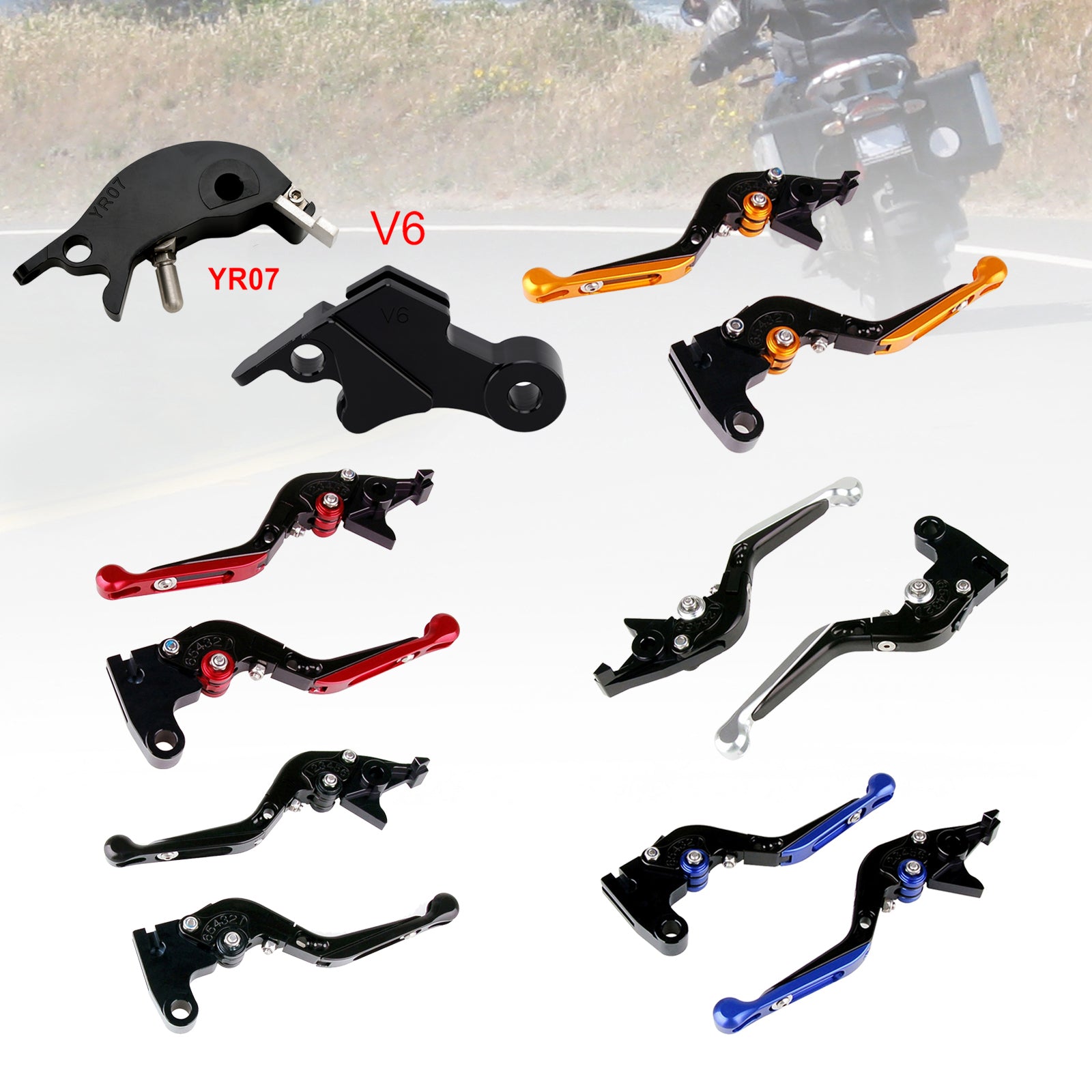 24-25 YAMAHA XSR900 XSR900GP MT-09 MT-09SP Adjustable Clutch Brake Lever
