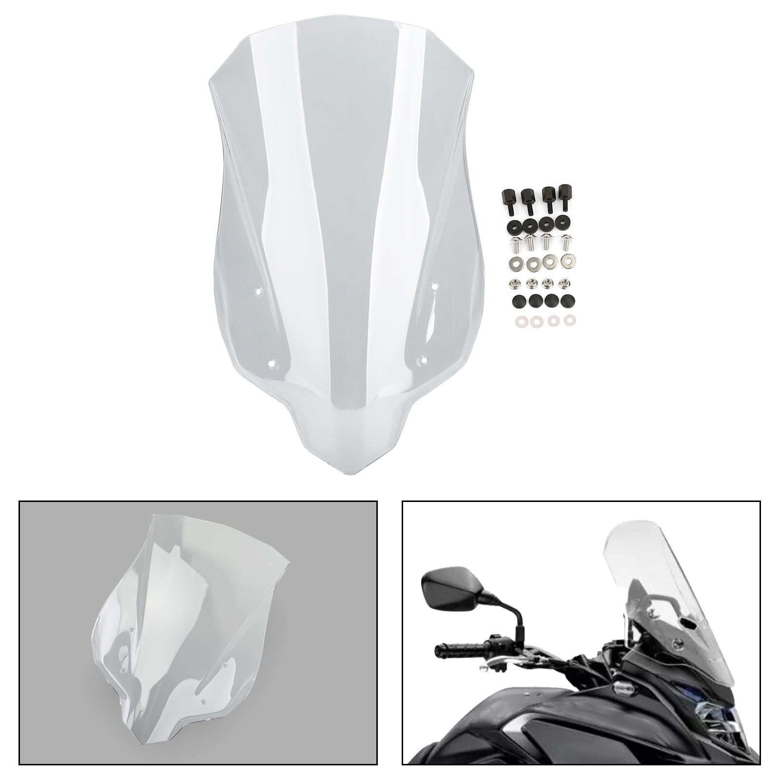 Honda CB500X 2013-2023 ABS Plastic Motorcycle Windshield Windscreen