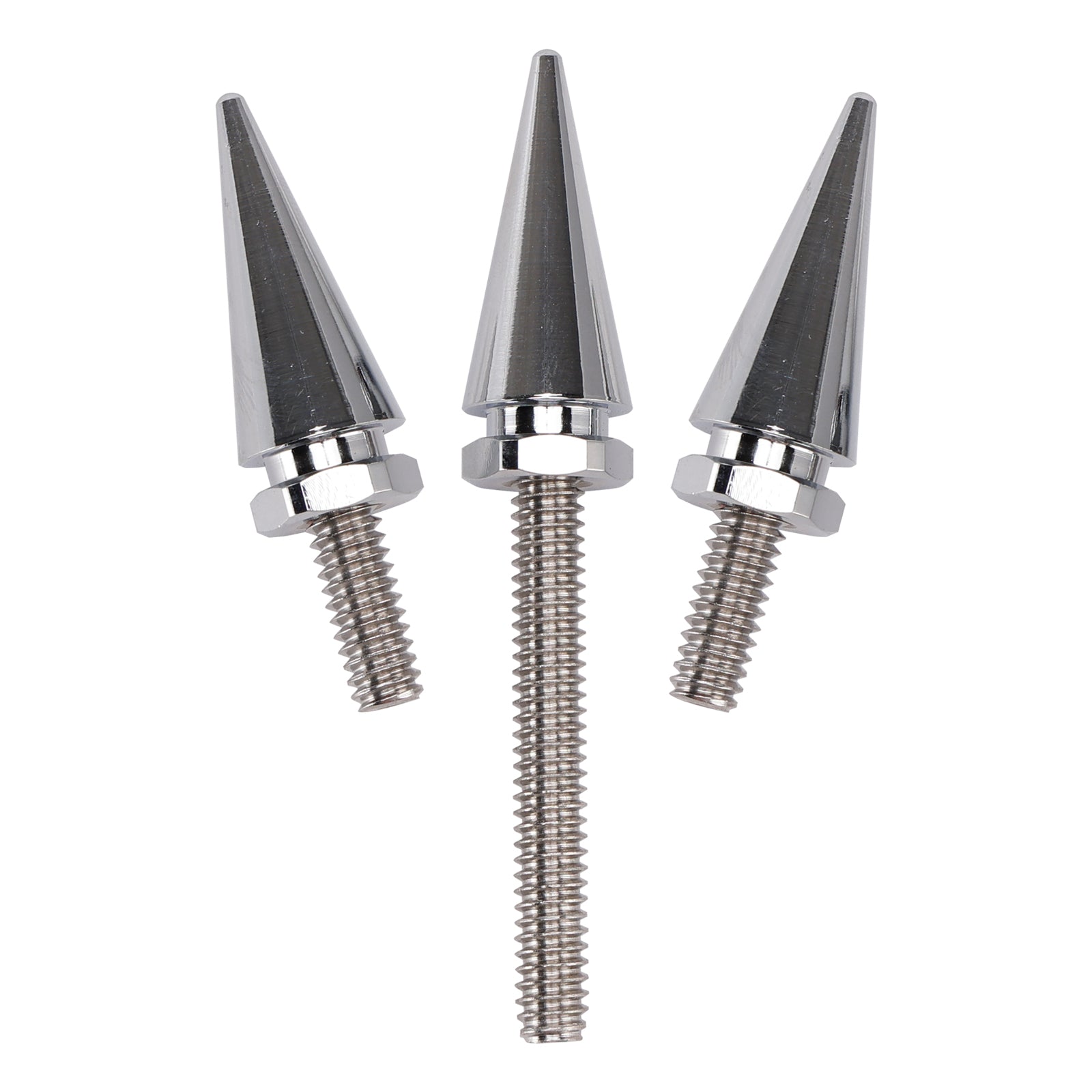 14-25 Touring Electra Glide Street Glide 3x Spike Windshield Bolts in Silver
