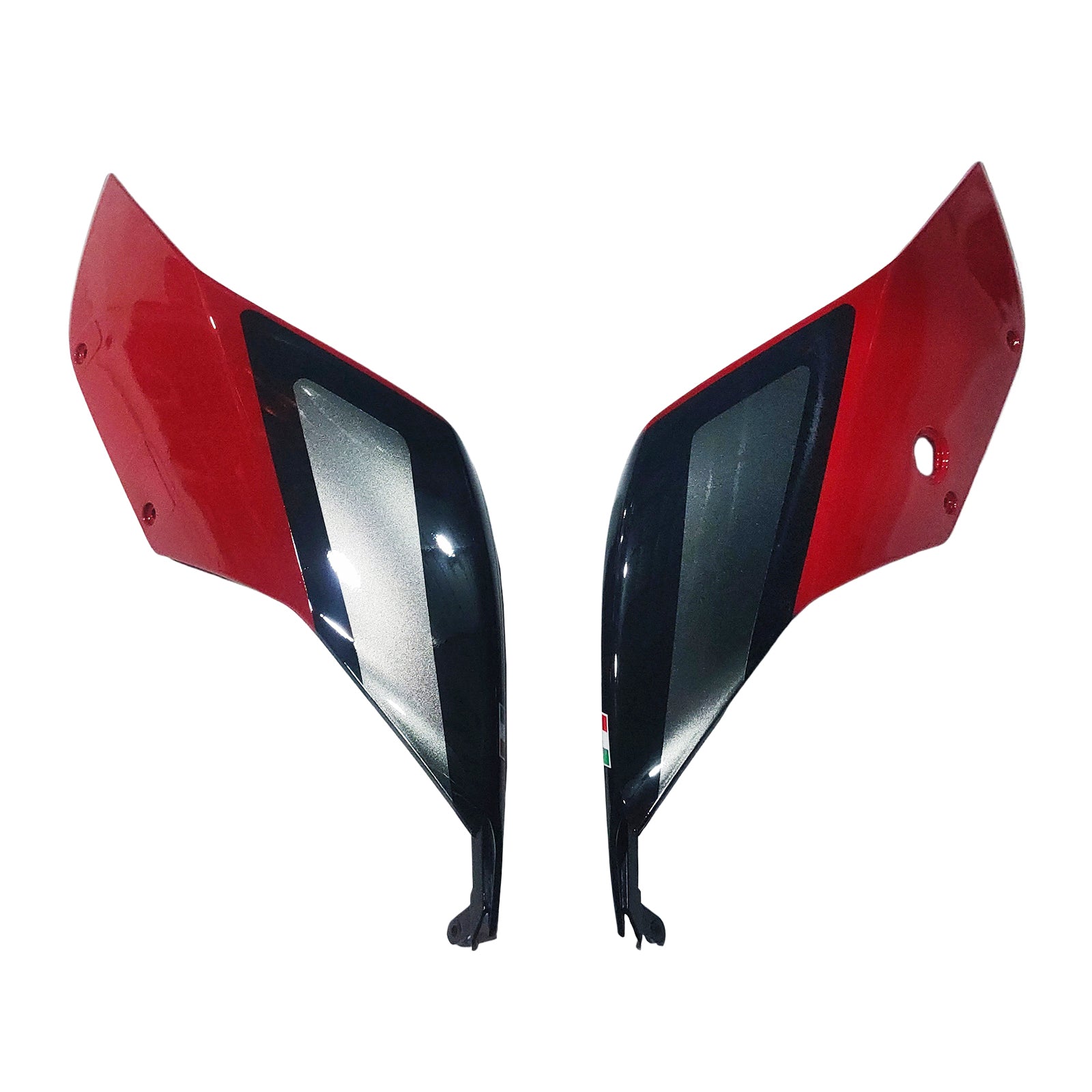 Amotopart 2012-2015 Ducati 899 Silver Black Red Fairing Kit