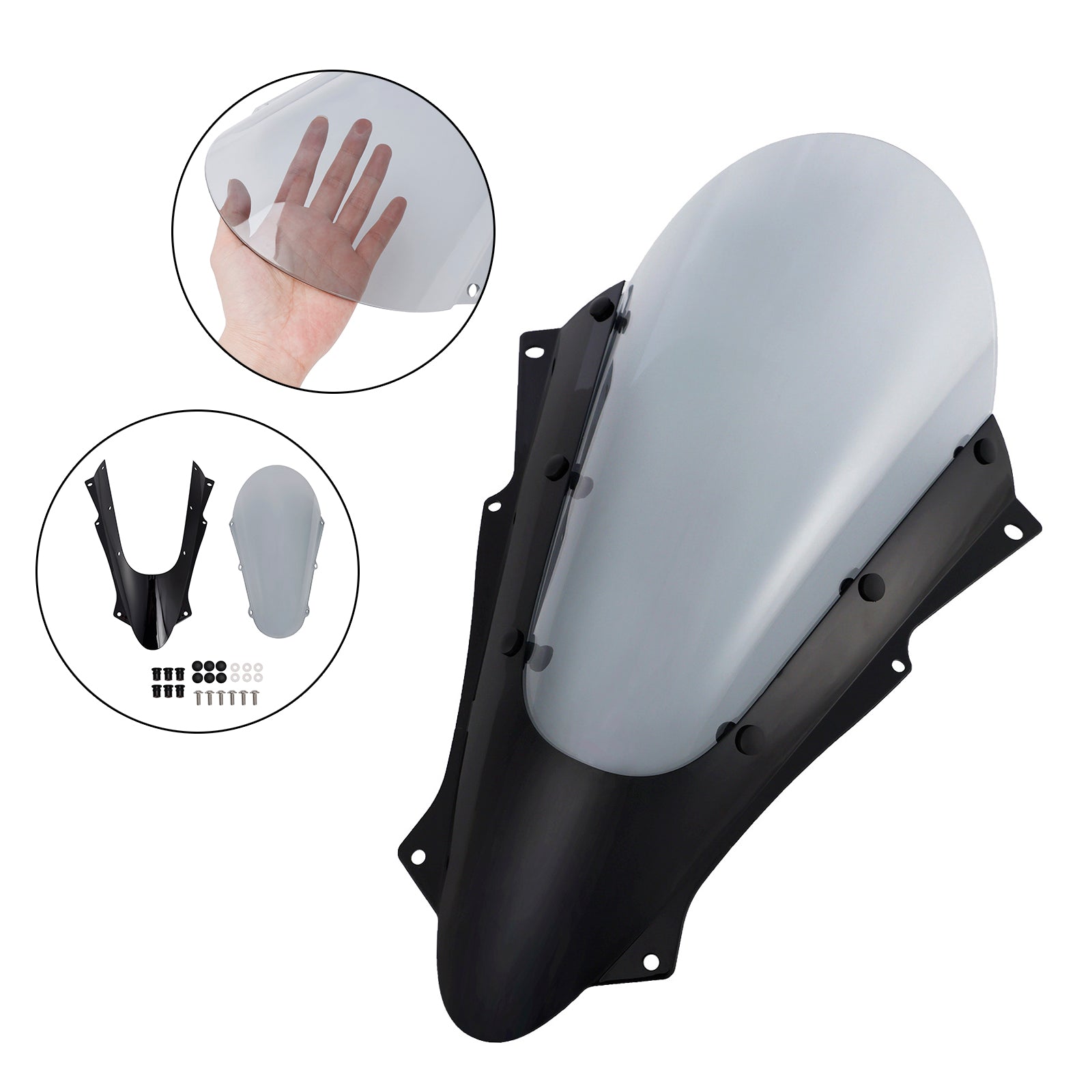 2023 Kawasaki ZX-4R ZX-4RR vindrutan vindruta