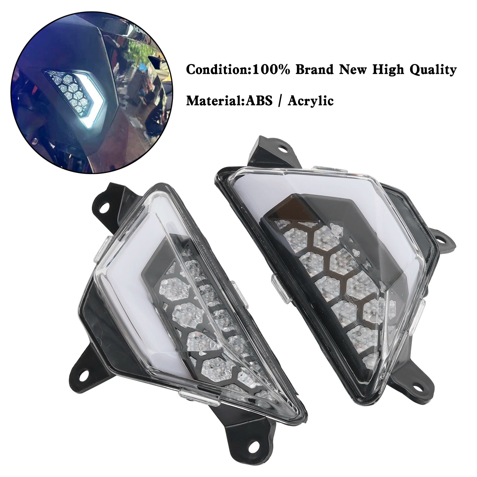 2012+ Kawasaki Ninja 300 400 650 ZX 6R ZX 4RR LED -LED -Blindesignallicht