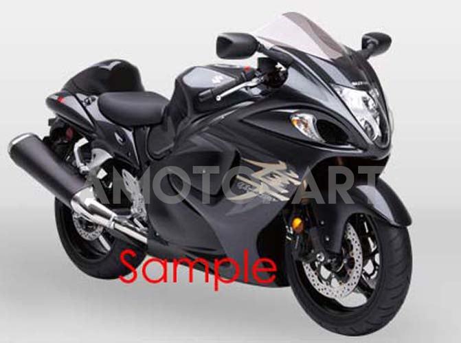 Amotopart 2008-2020 Suzuki Hayabusa GSX1300R Gloss Black Fairing Kit