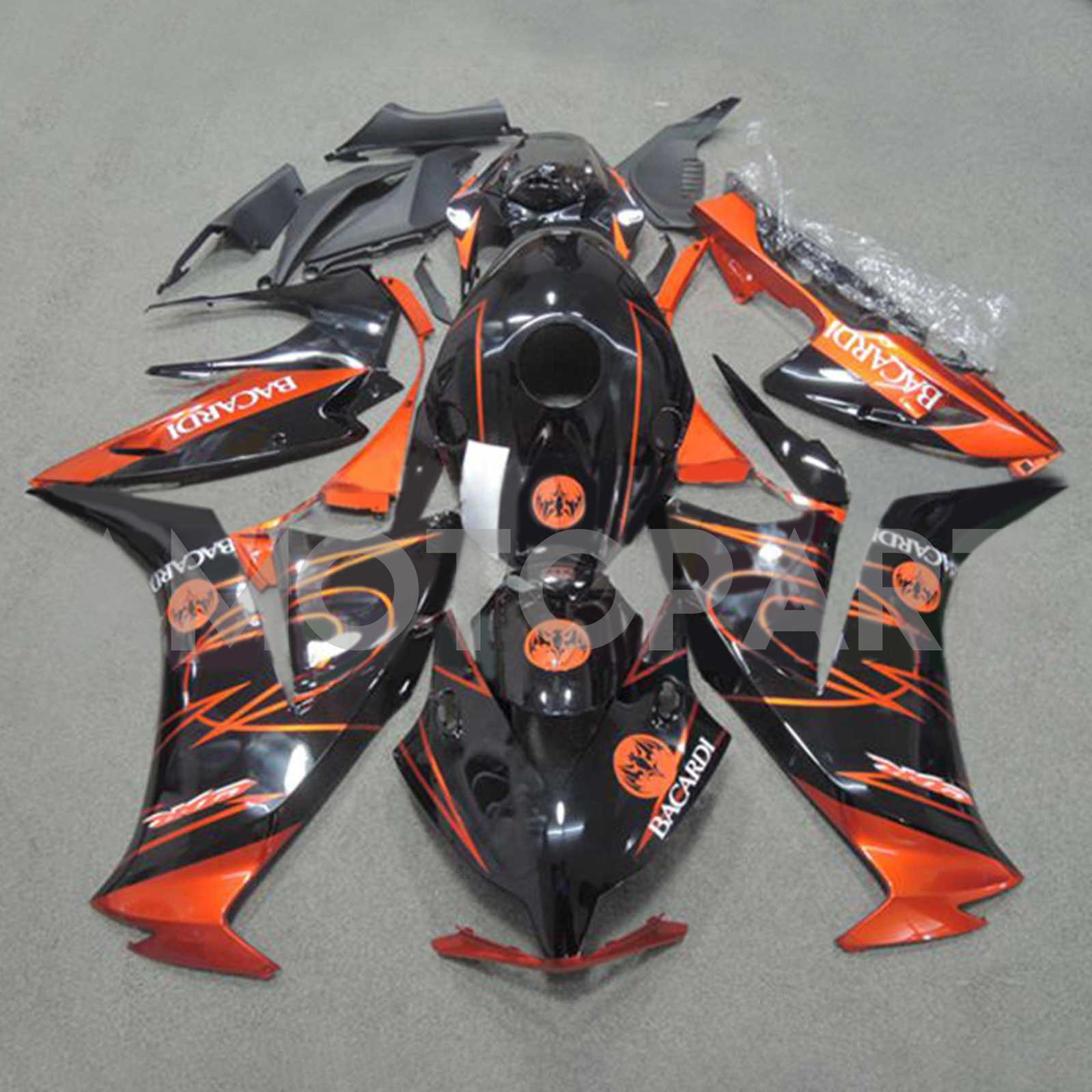 Amotopart 2012-2016 CBR1000RR Honda Black&Orange Fairing Kit