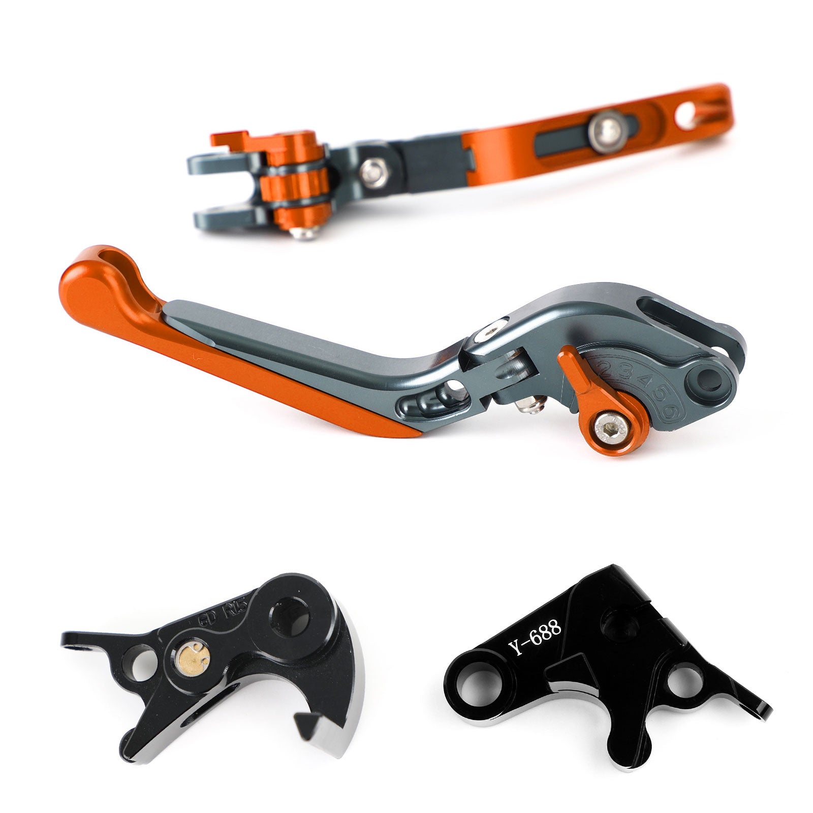 Verstelbare koppelingsremhendel voor Yamaha MT-09 Tracer 900/GT 21-22 YZF R6 17-20 Generic