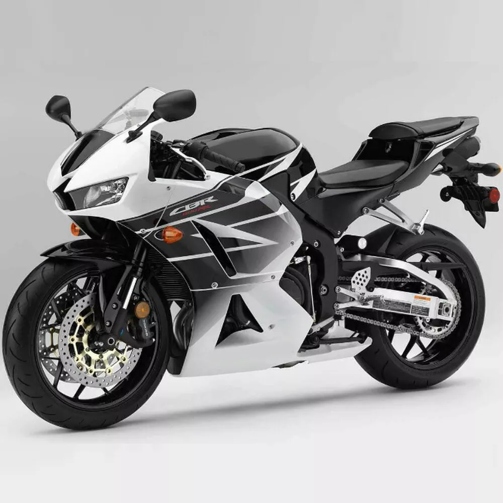 Amotopart 2013-2015 Honda CBR500R Kit de carenagem preta branca