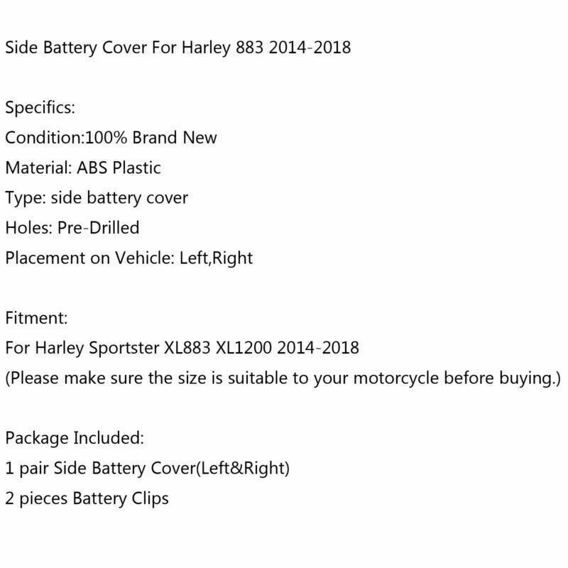 2014-2018 Harley 883 Side Battery Cover