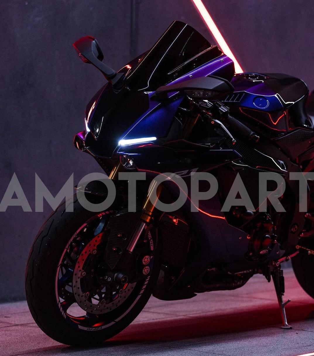 Amotopart 2015–2019 Yamaha YZF 1000 R1 Lila Verkleidungsset