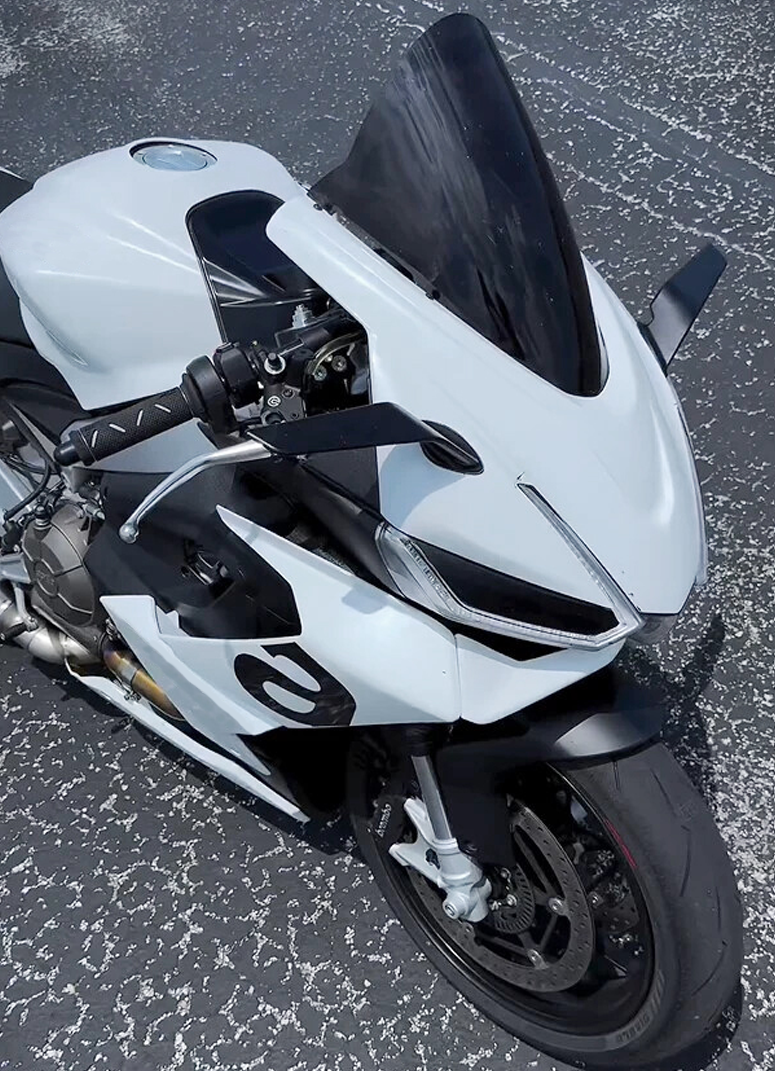 Amotopart Aprilia 2020-2024 RS660 ホワイトロゴ フェアリングキット