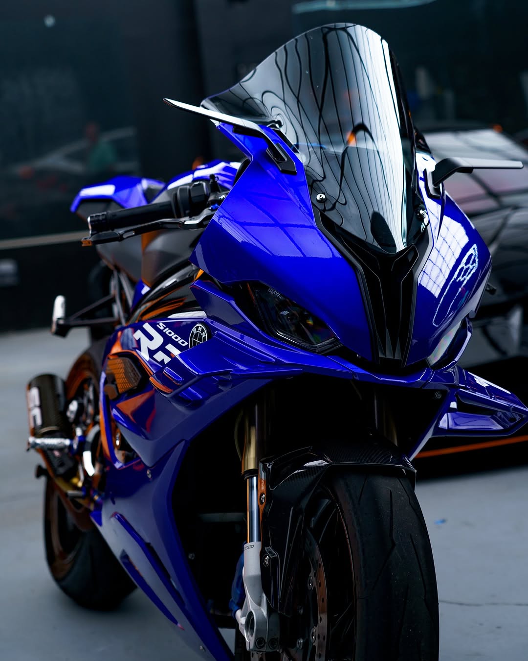 Amotopart 2023-2024 S1000RR BMW Glossy Dark Blue Fairing Kit