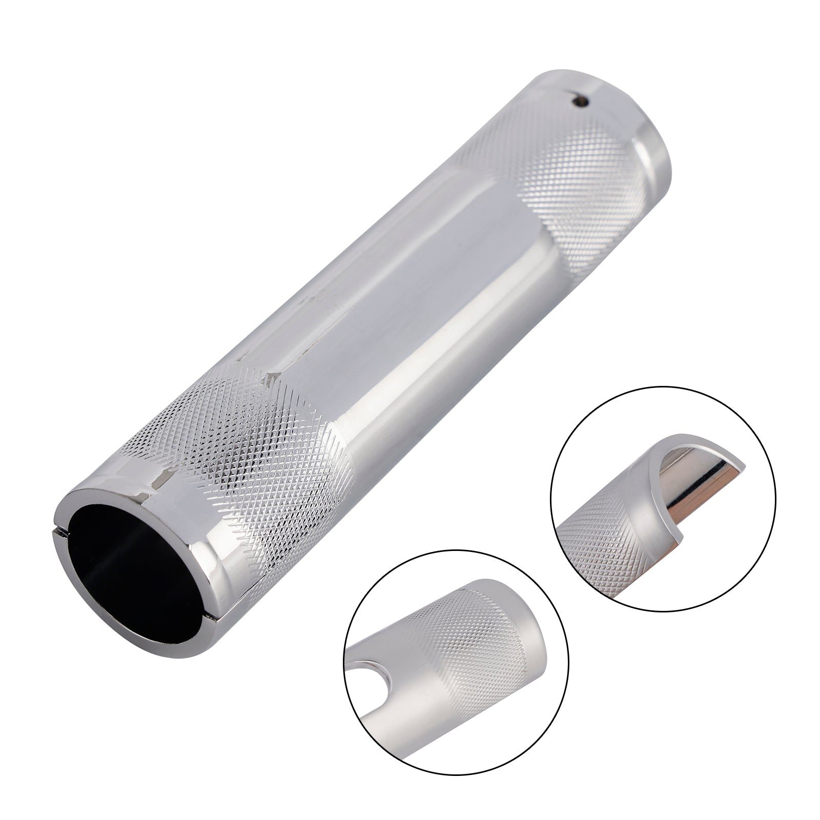 Dyna Road Glide Road Kingw 1-1.25" Diameter Rising Handlebar Adapter Chrome