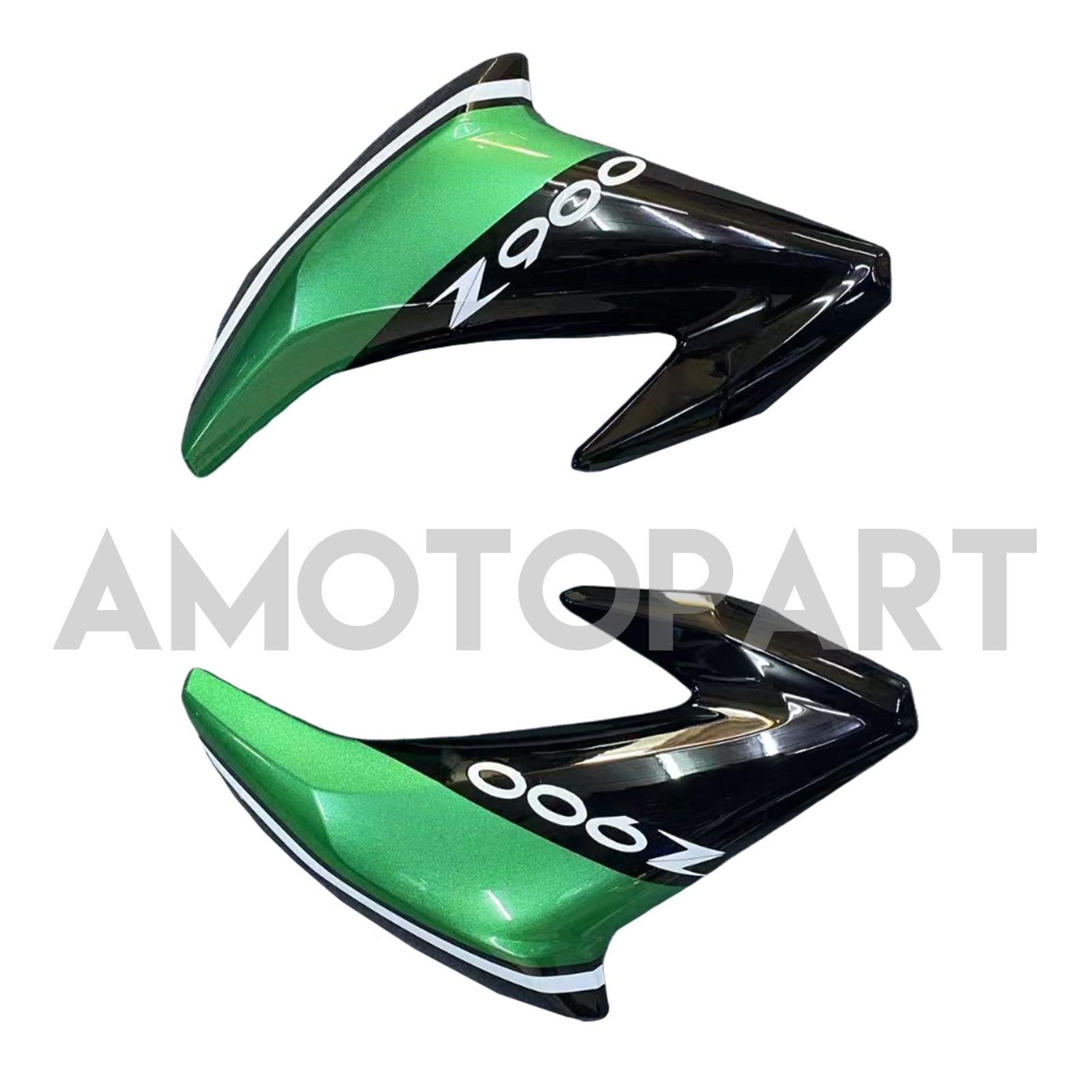 Amotopart 2017-2019 Kawasaki Z900 Black Fairing Kit