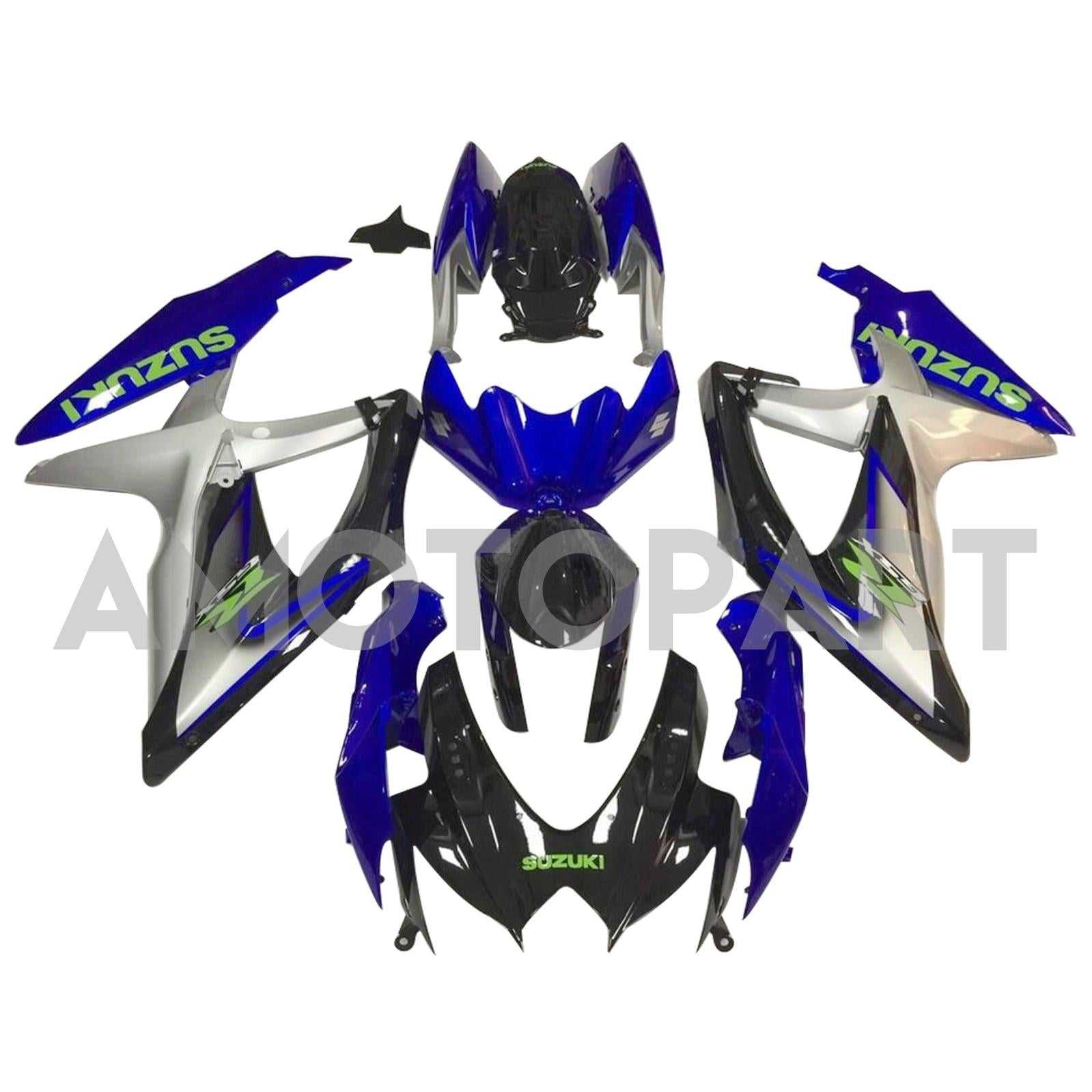 Amotopart 2006-2007 Suzuki GSXR600 750 Collection de kit de carénage