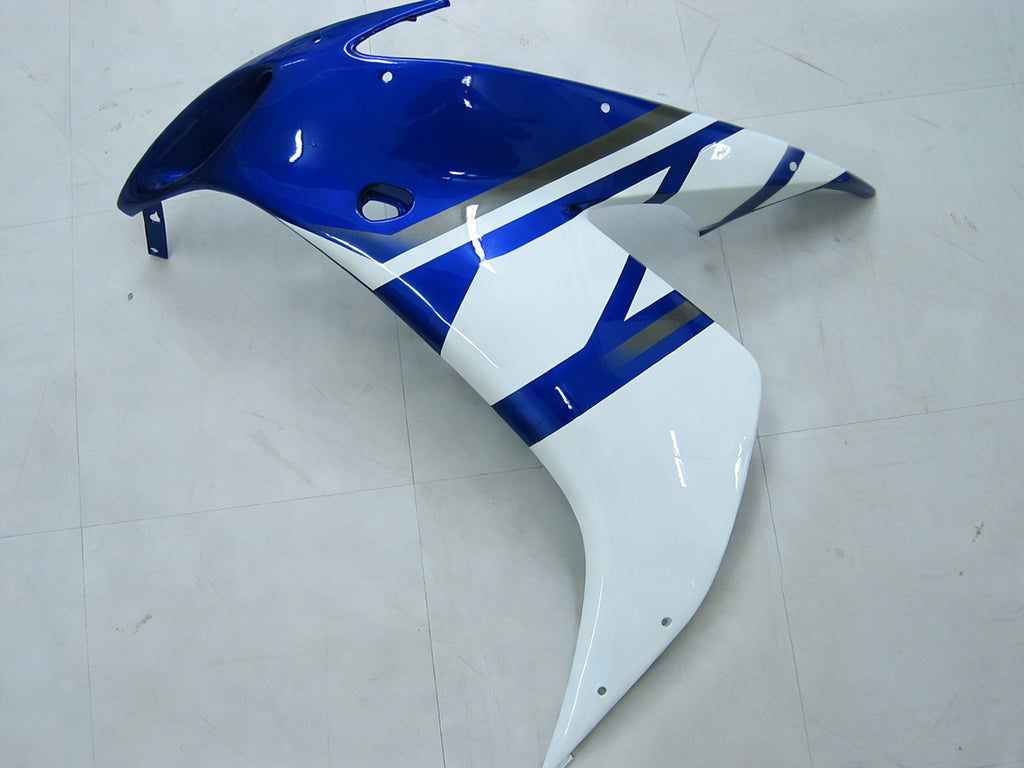 Amotopart 2004-2006 Yamaha YZF 1000 R1 Kit de carenado blanco azul