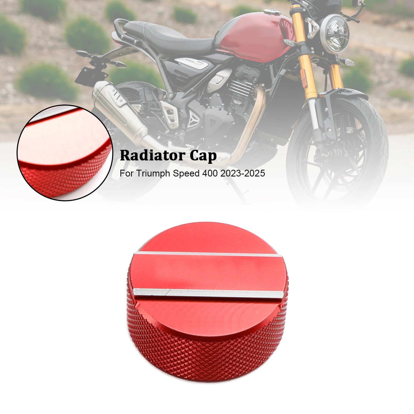 23-25 Geschwindigkeit 400 Kühlerkappe Deckel Deckel